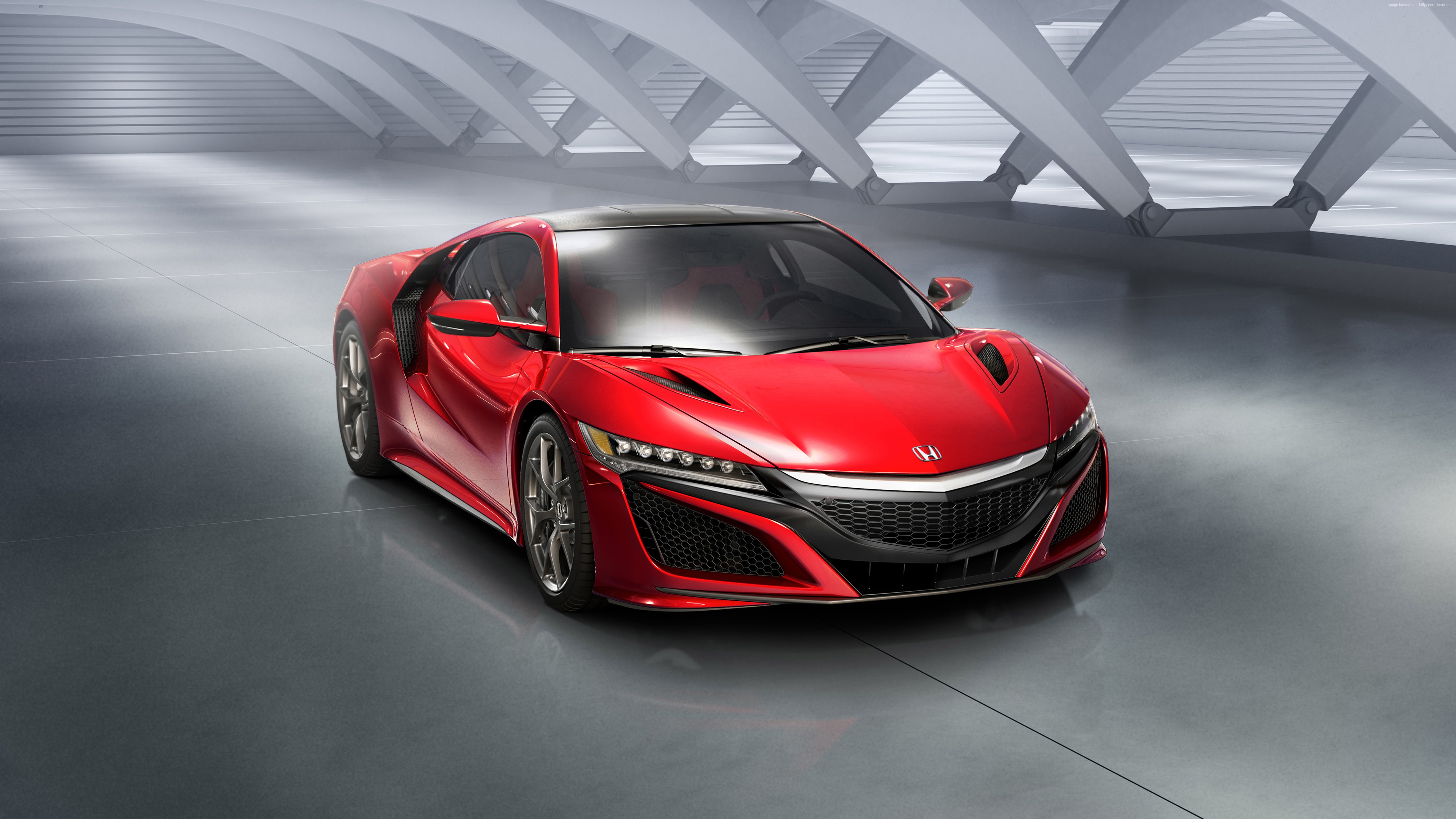 Red Honda NSX 2017 HD Wallpaper