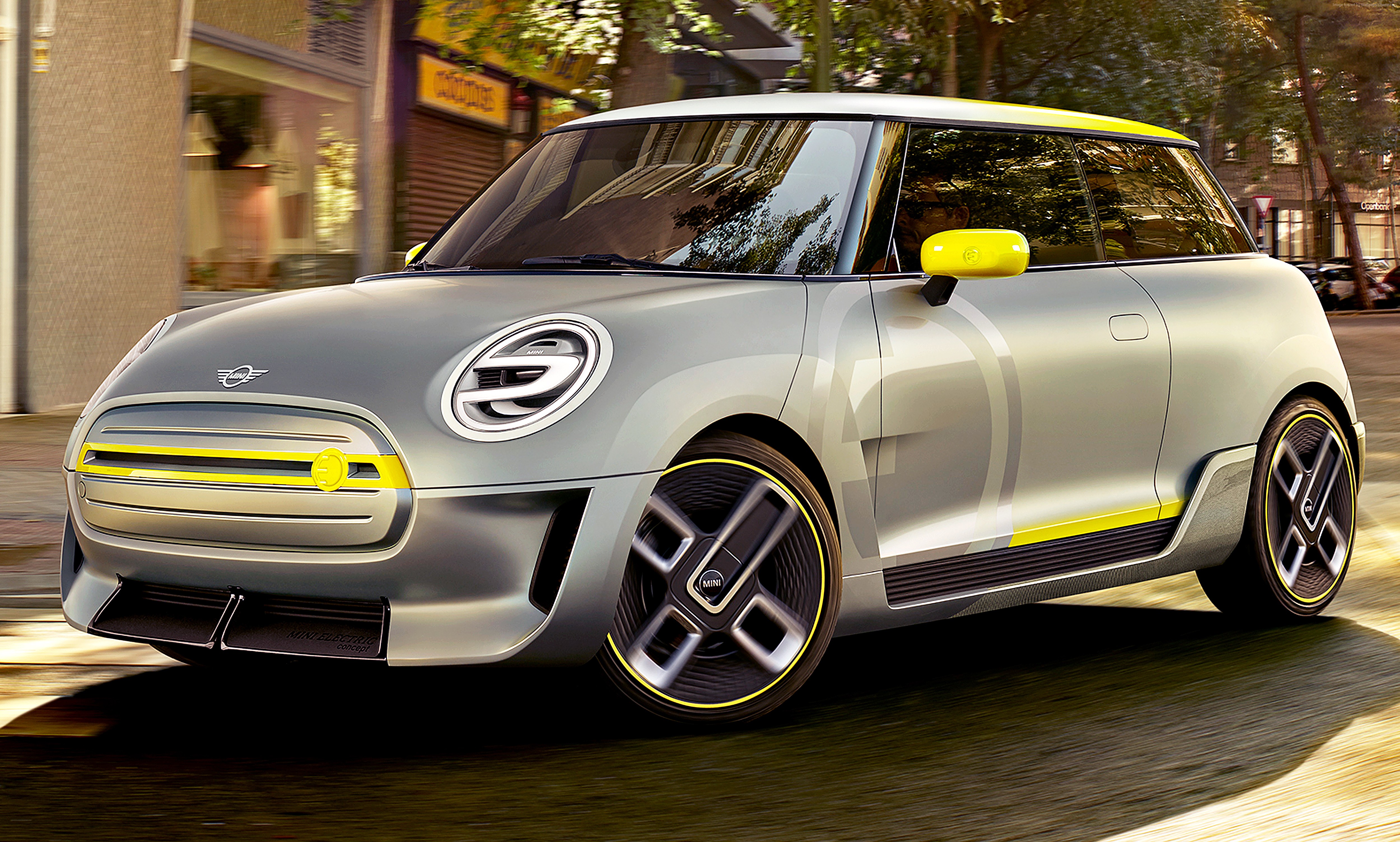 Mini Electric Concept Car HD Wallpaper