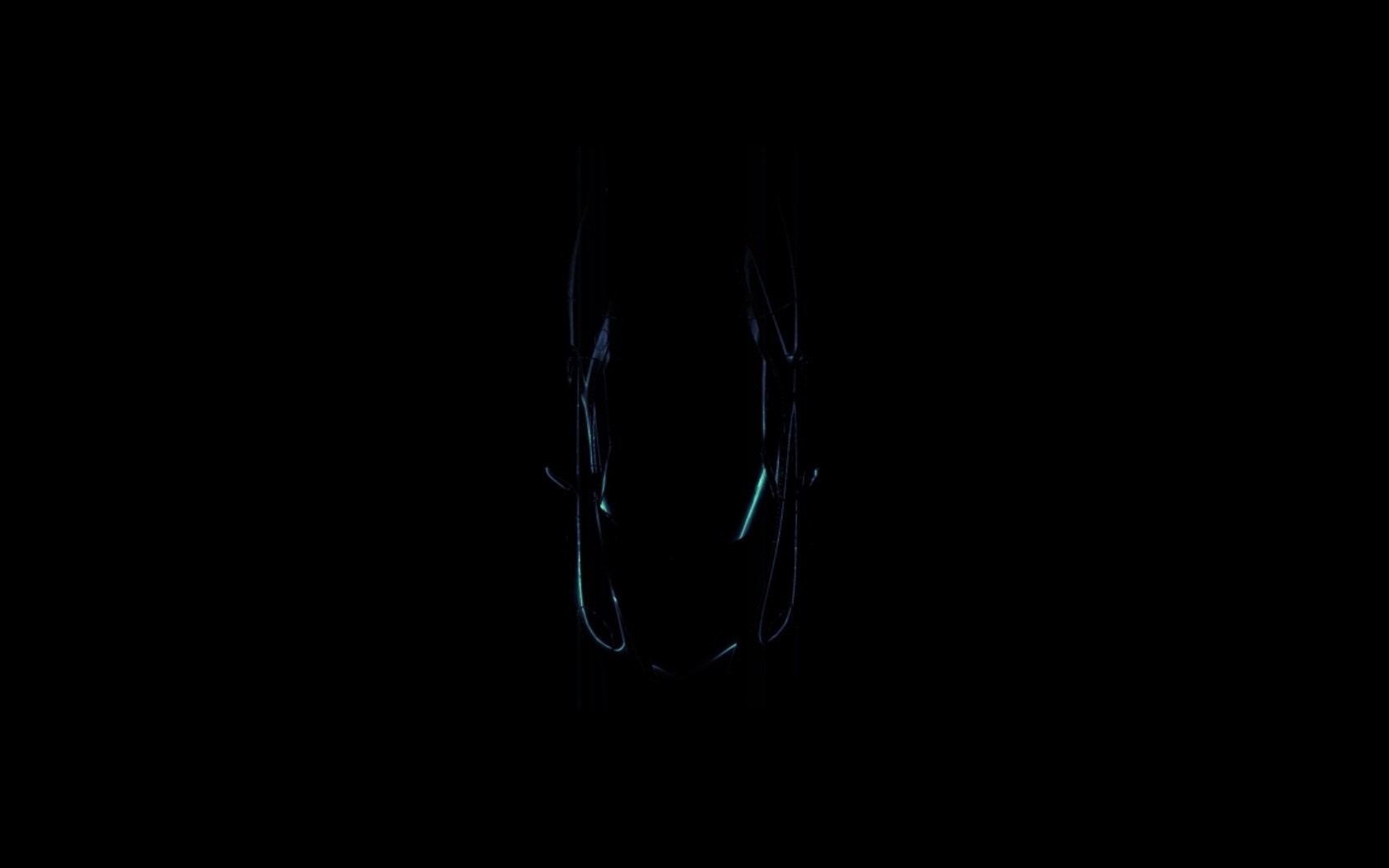 Abstract light trails in darkness HD Wallpaper