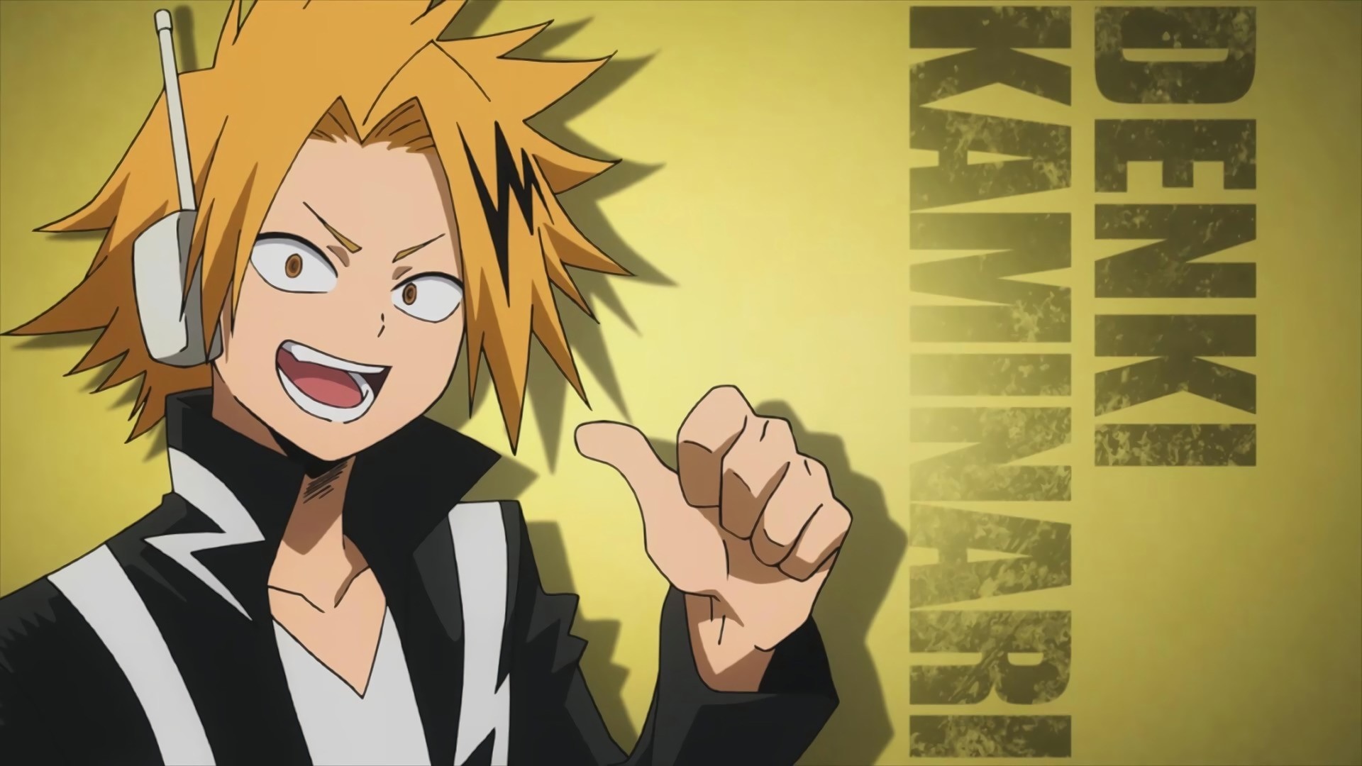 Denki Kaminari from Boku no Hero Academia HD Wallpaper