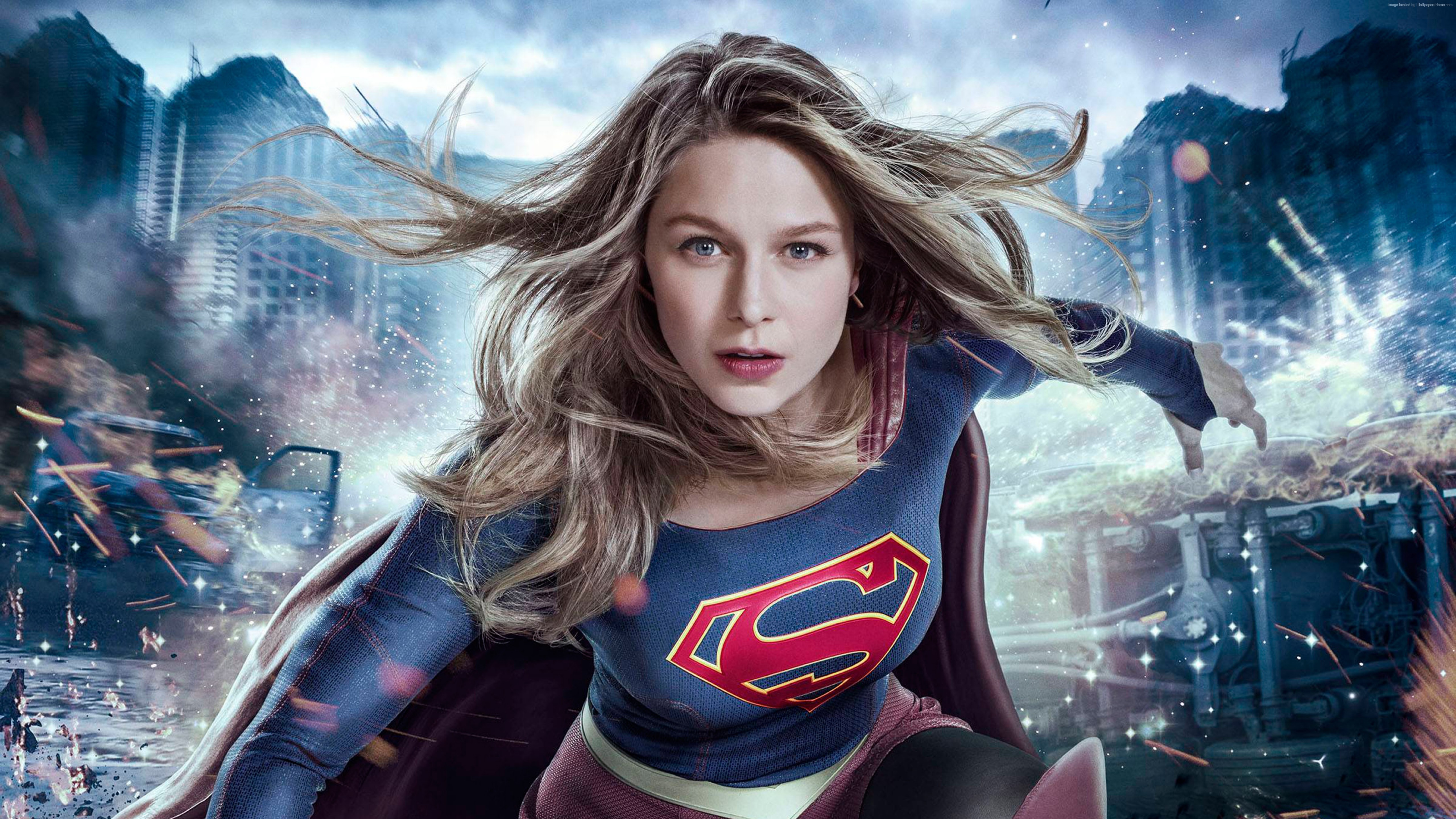 Supergirl Season 3, 5K, TV Series, Melissa Benoist HD Wallpaper