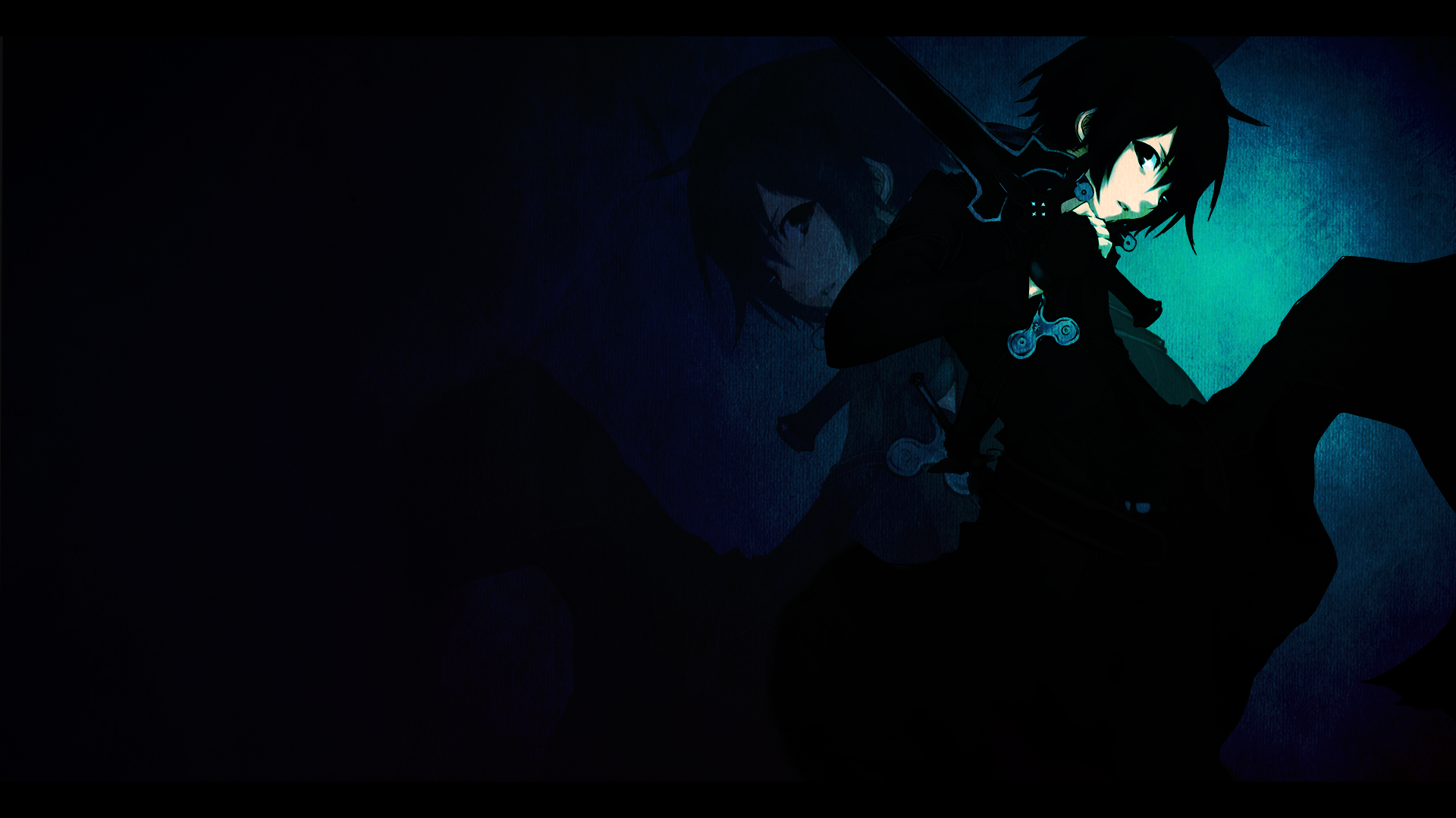 Kirigaya Kazuto from Sword Art Online in darkness HD Wallpaper