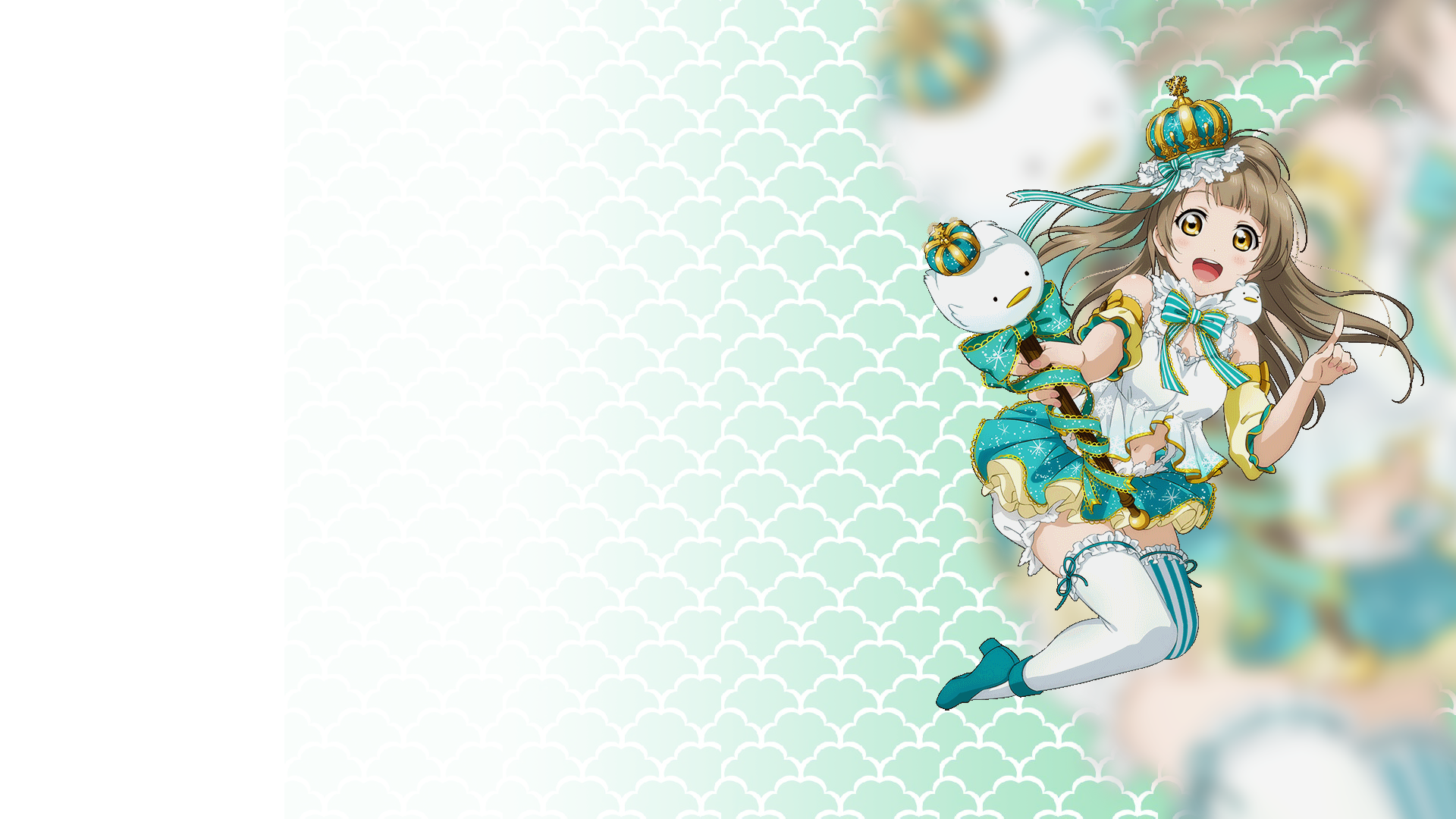 Minami Kotori from Love Live holding a toy HD Wallpaper