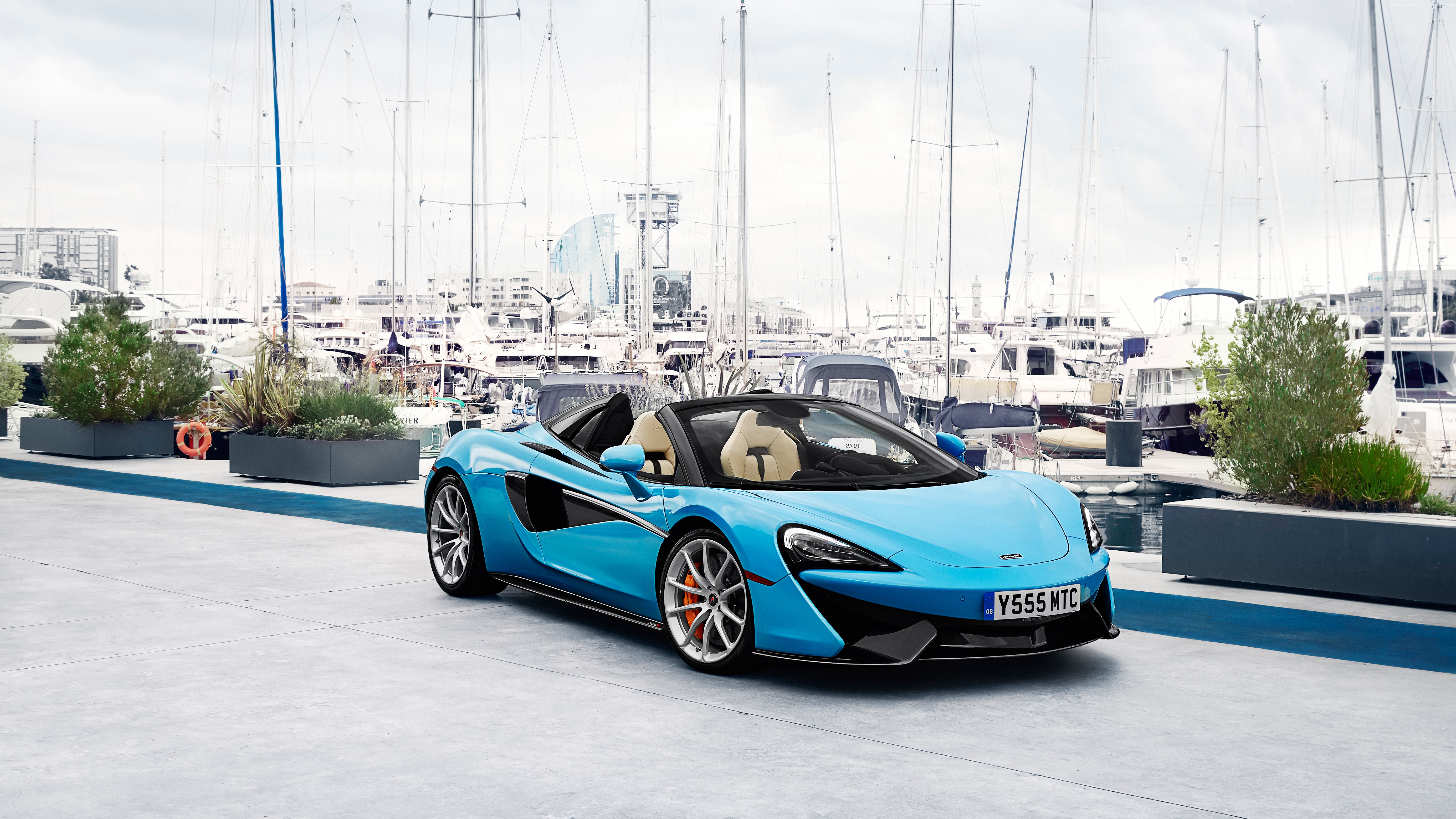 4K McLaren 570S Spider convertible car HD Wallpaper