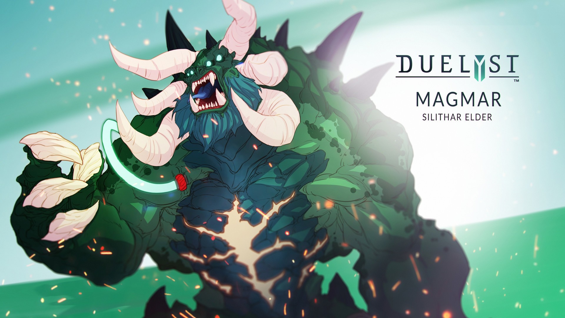 Magmar Silithar Elder from Duelyst HD Wallpaper