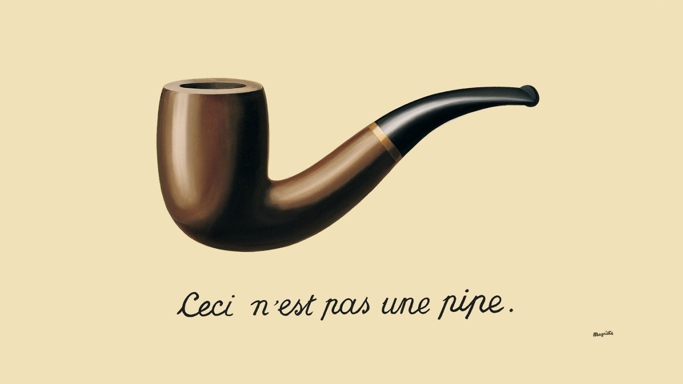 The Treachery of Images by René Magritte HD Wallpaper