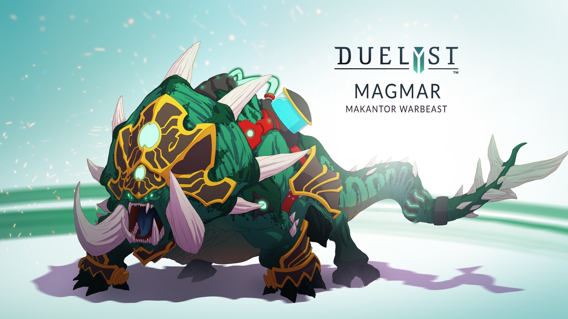 Magmar Makantor Warbeast from Duelyst HD Wallpaper