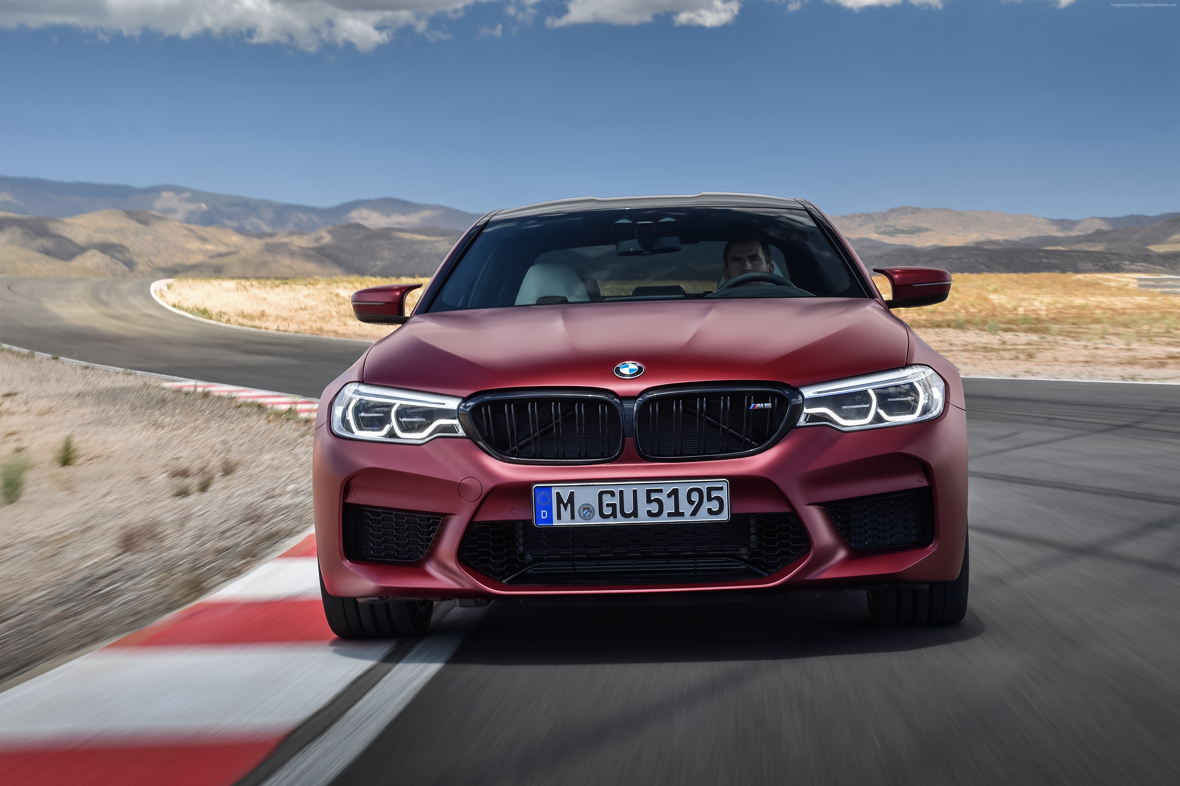 4K BMW M5 F90 on a Race Track HD Wallpaper