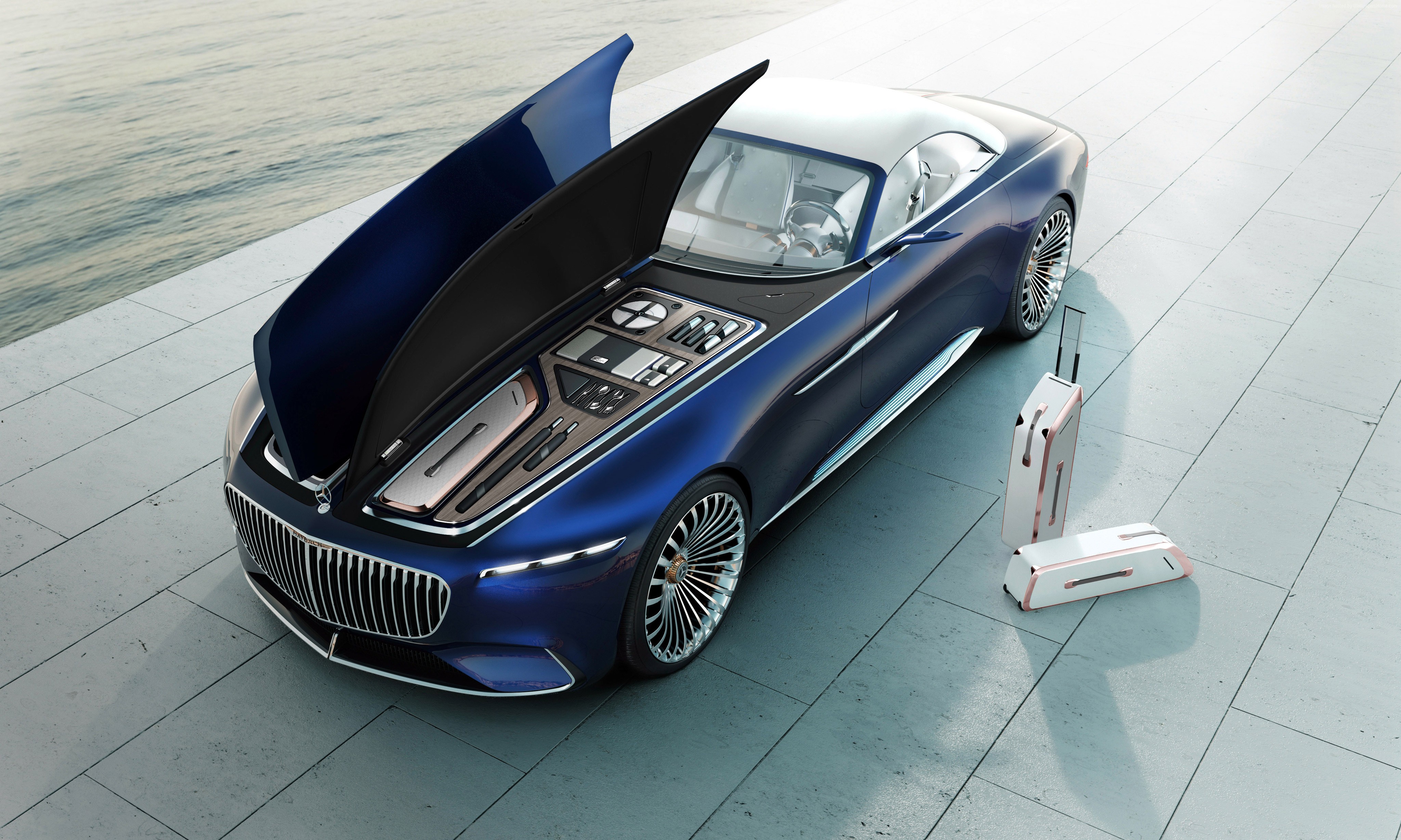 4K Mercedes-Maybach Vision 6 concept car HD Wallpaper
