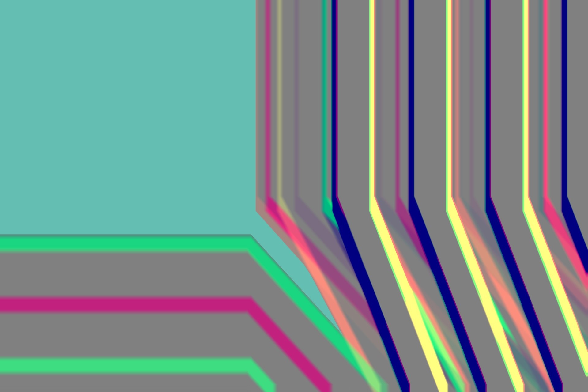 Abstract geometric pattern with colorful lines HD Wallpaper