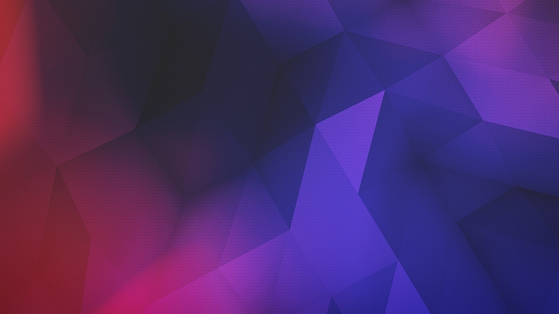 Abstract geometric shapes with red and purple gradient HD Wallpaper