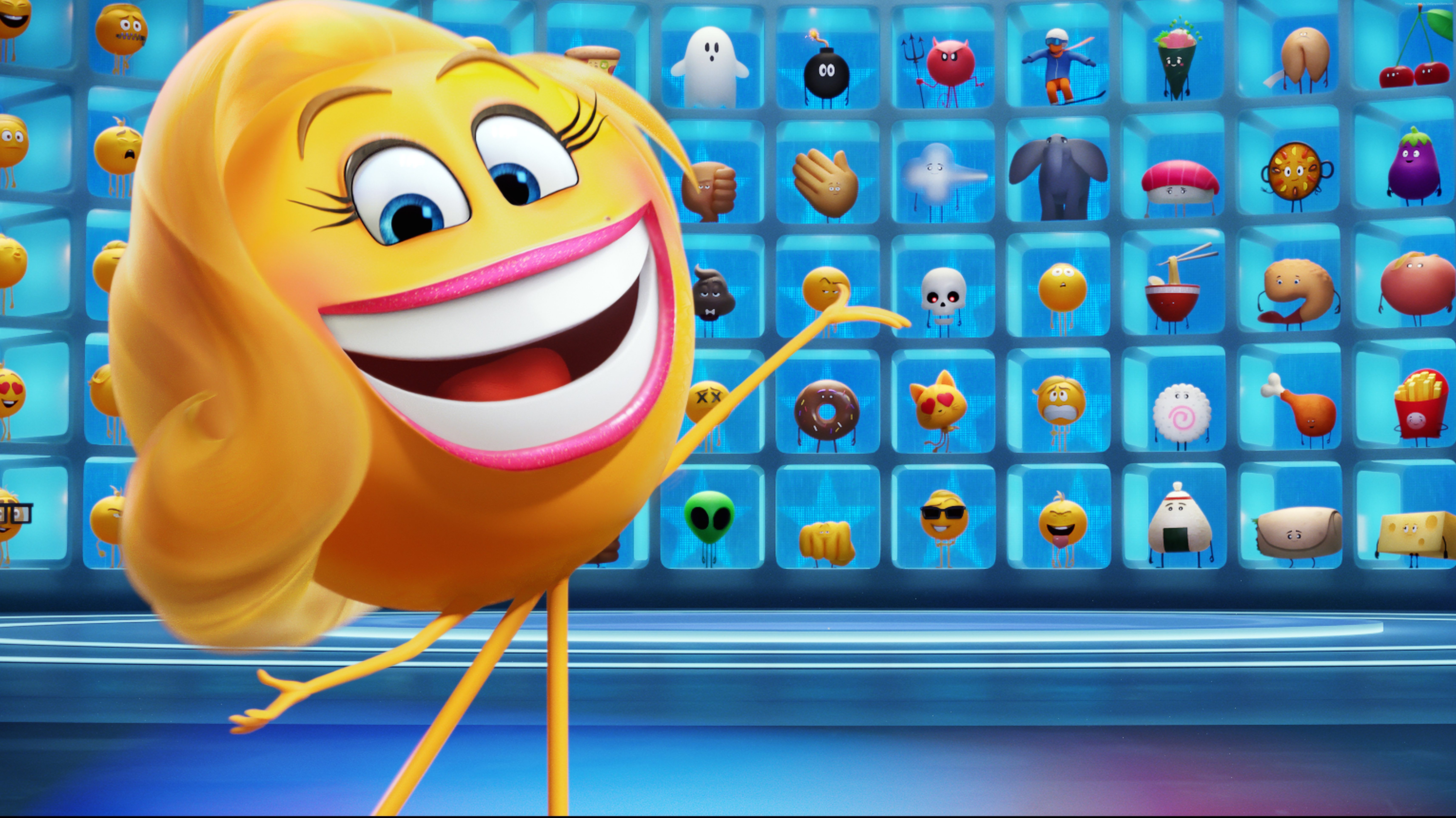 Smiley from Emojimovie: Express Yourself HD Wallpaper