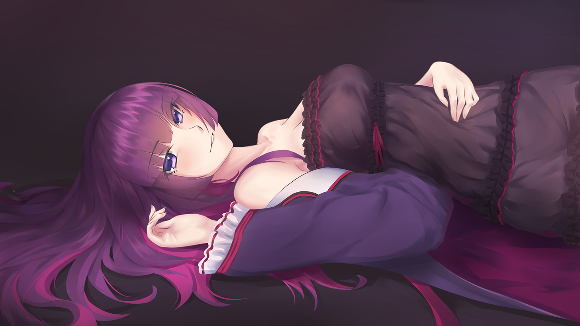 Senjougahara Hitagi from Monogatari Series HD Wallpaper