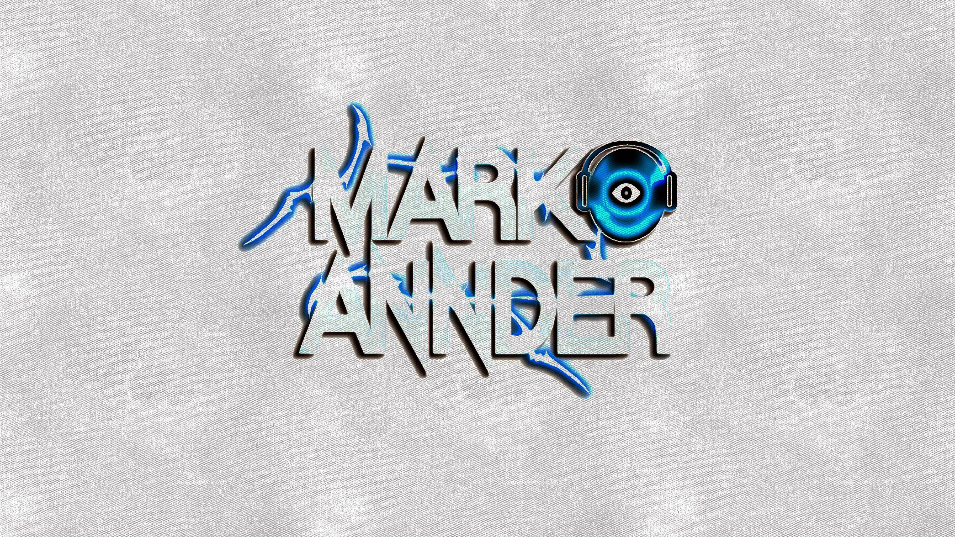 Mark Ander logo with eye icon HD Wallpaper