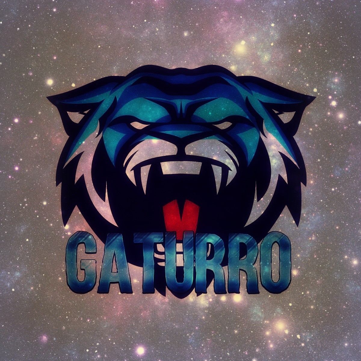 Gaturro illustration with galaxy background HD Wallpaper