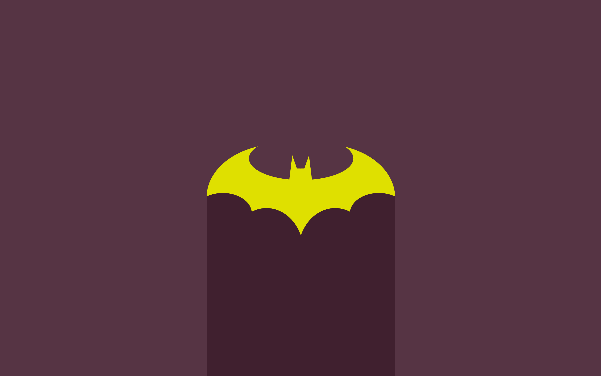 Batman Logo Minimalist Illustration HD Wallpaper