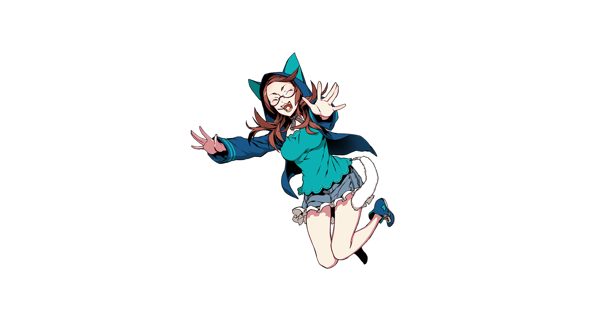 Nekomimi girl from 7th Dragon 2020 HD Wallpaper