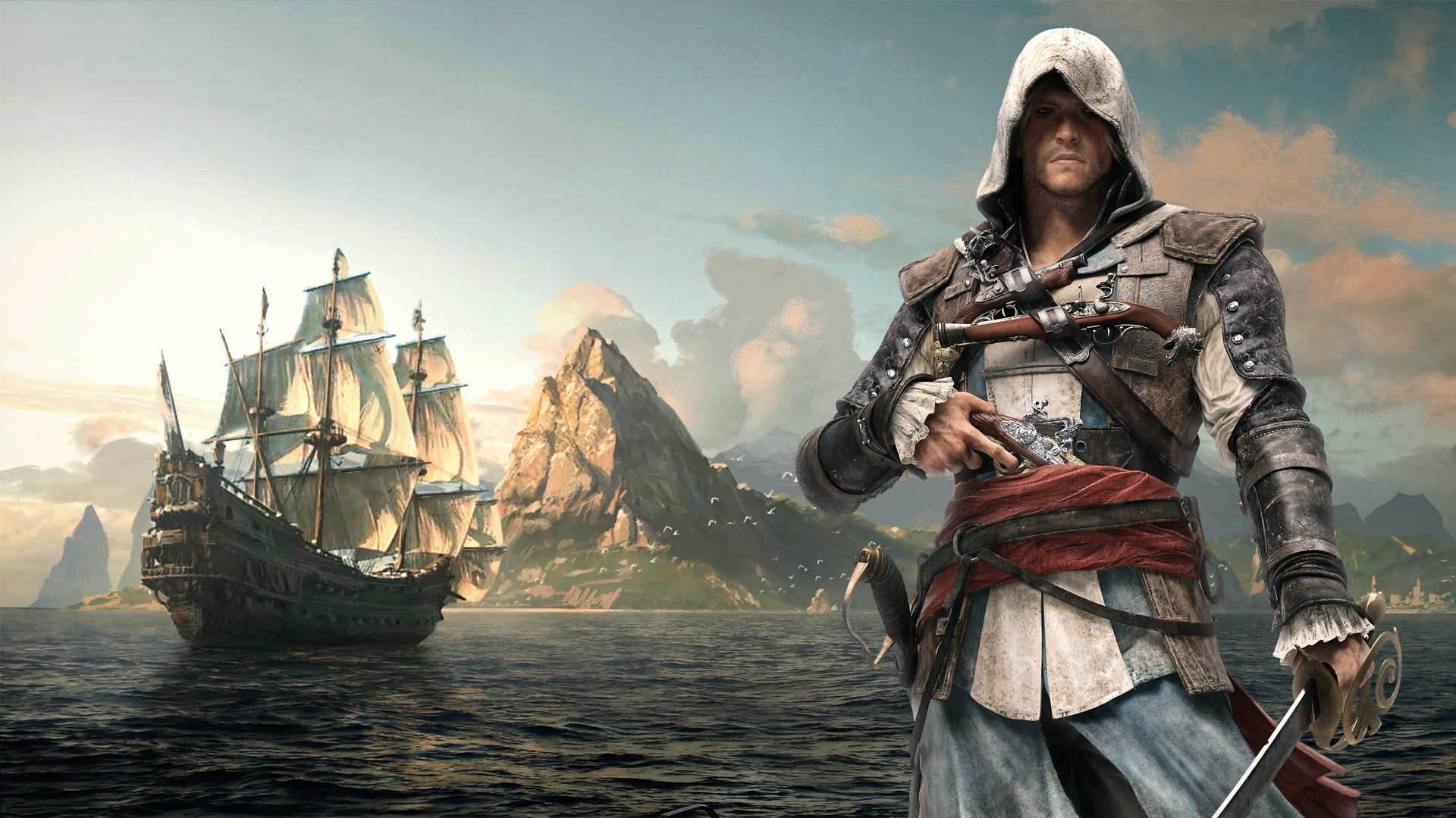 Edward Kenway from Assassin's Creed IV: Black Flag HD Wallpaper