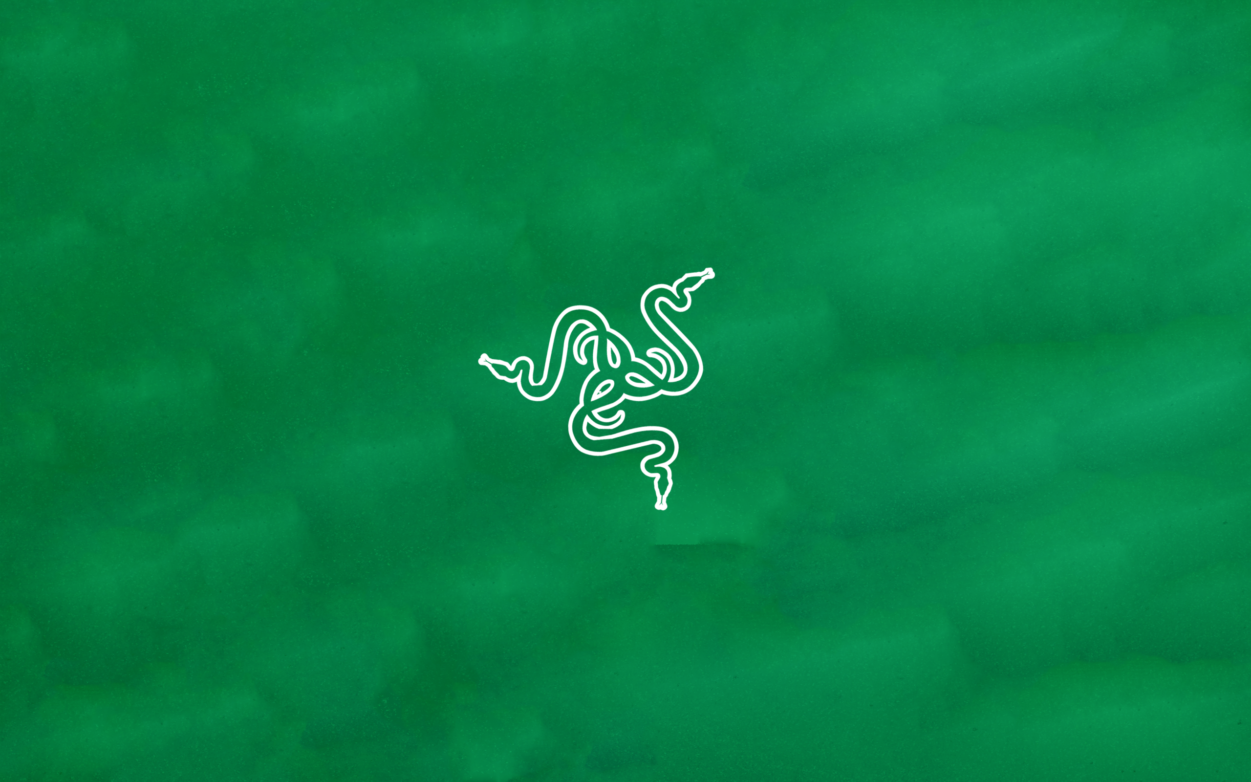Razer logo on a green textured background HD Wallpaper