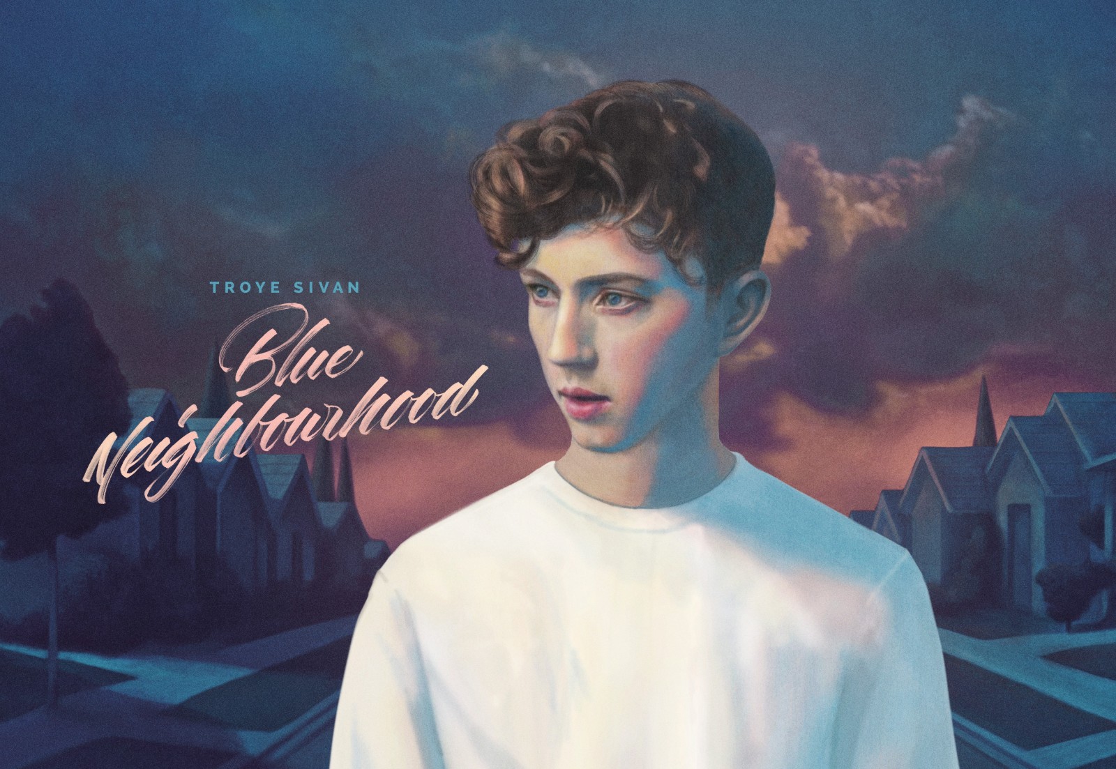 Troye Sivan Blue Neighbourhood Album Cover Artwork HD Wallpaper