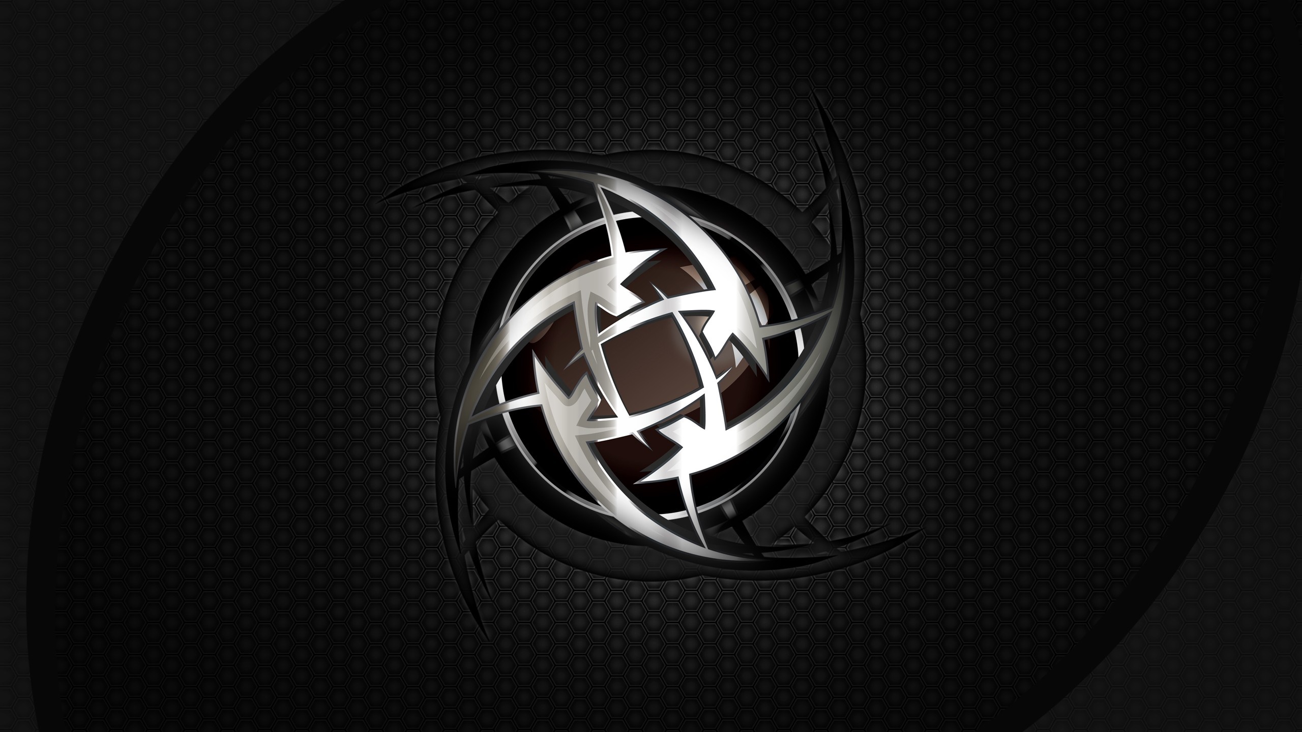 Ninjas In Pyjamas logo on a dark textured background HD Wallpaper