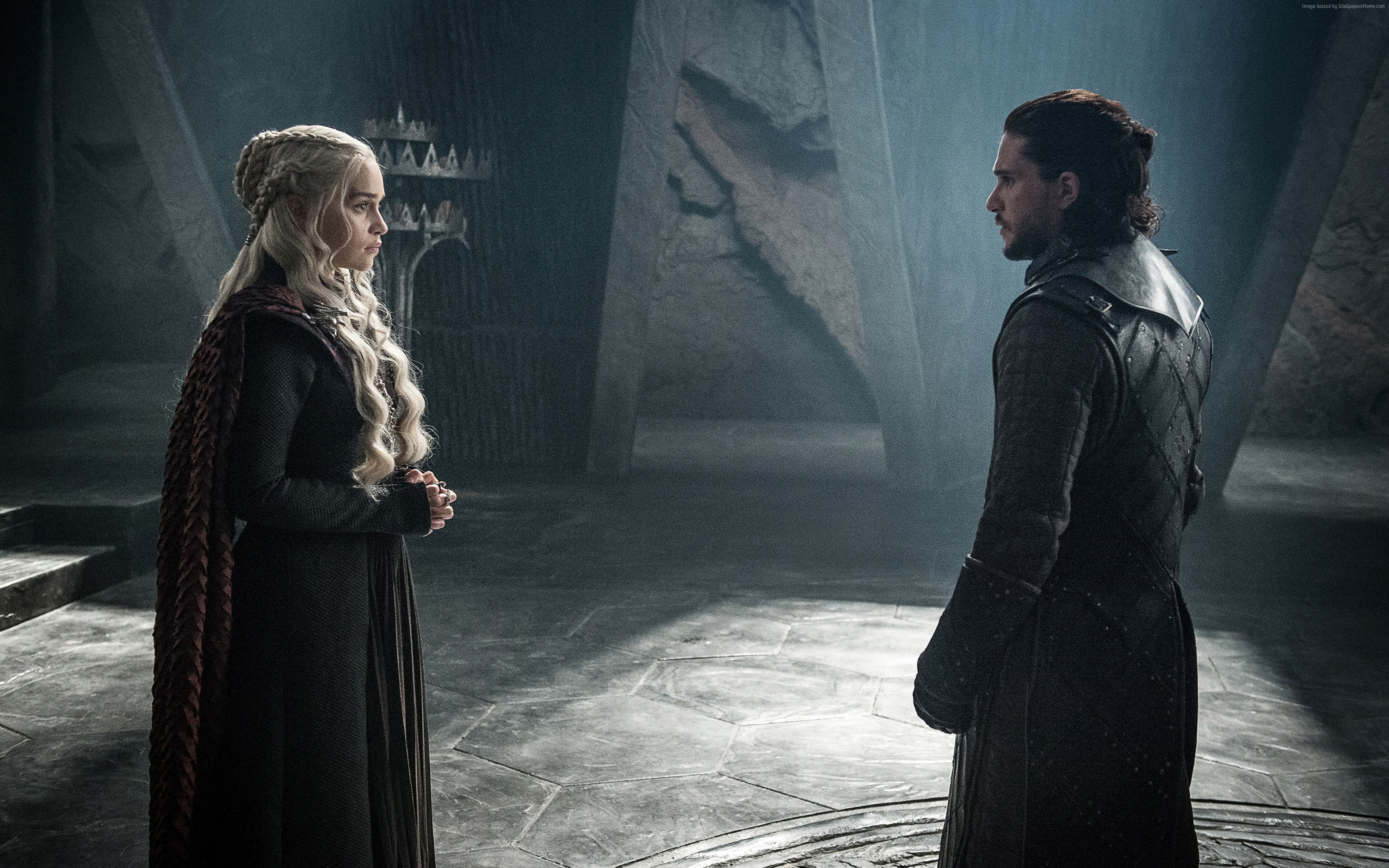 Daenerys Targaryen and Jon Snow from Game of Thrones HD Wallpaper