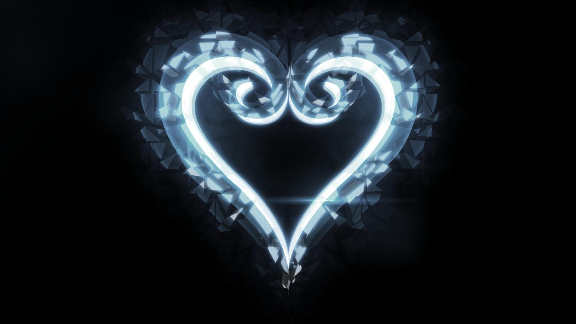 Heart symbol from Kingdom Hearts HD Wallpaper
