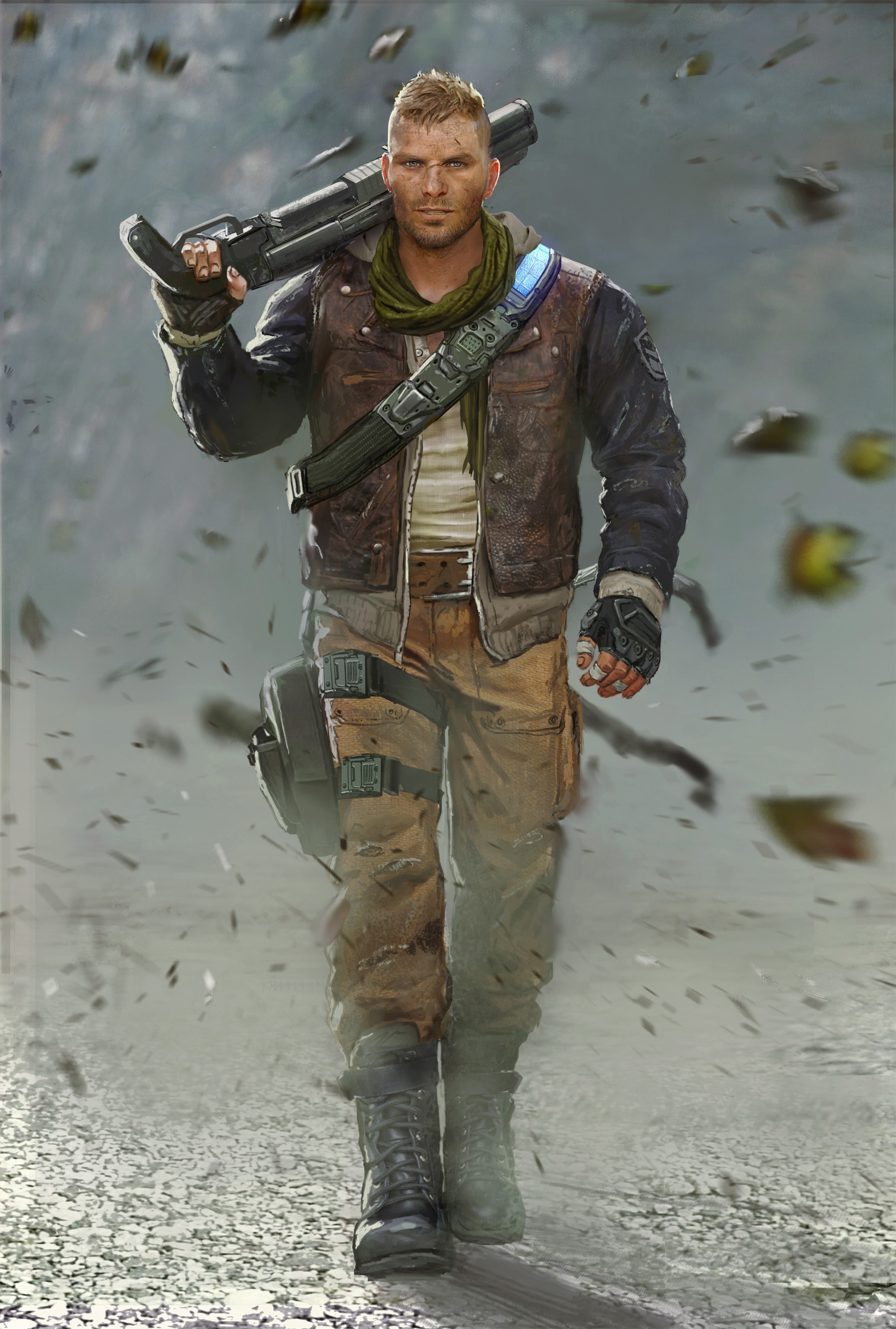 Soldier with shotgun from Gears of War 4 HD Wallpaper