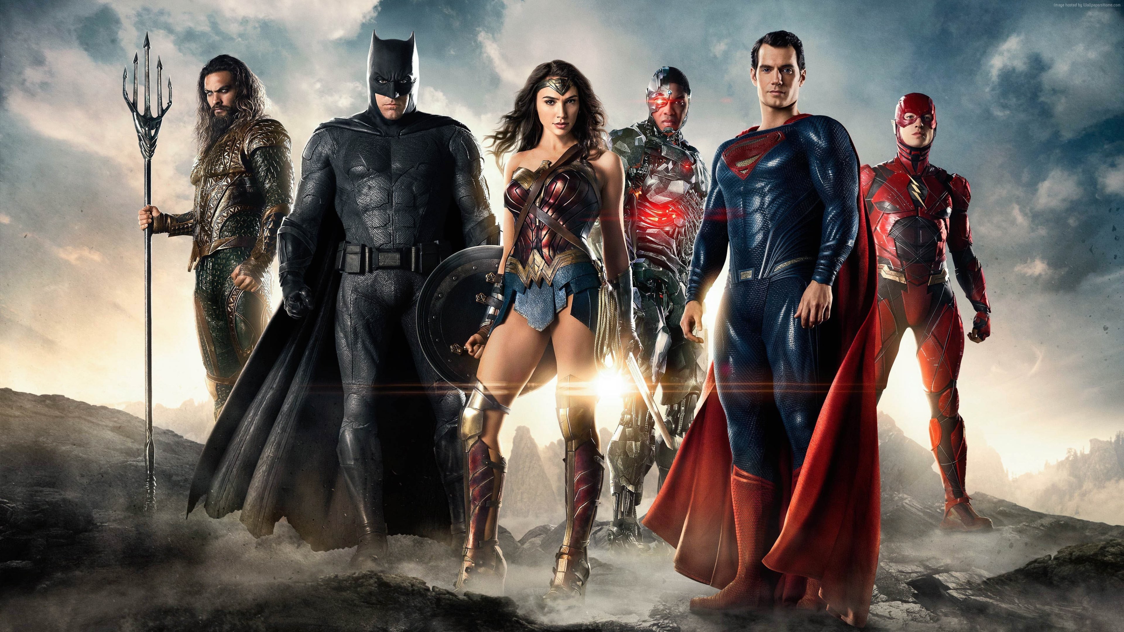 Justice League 4K Movie Poster HD Wallpaper