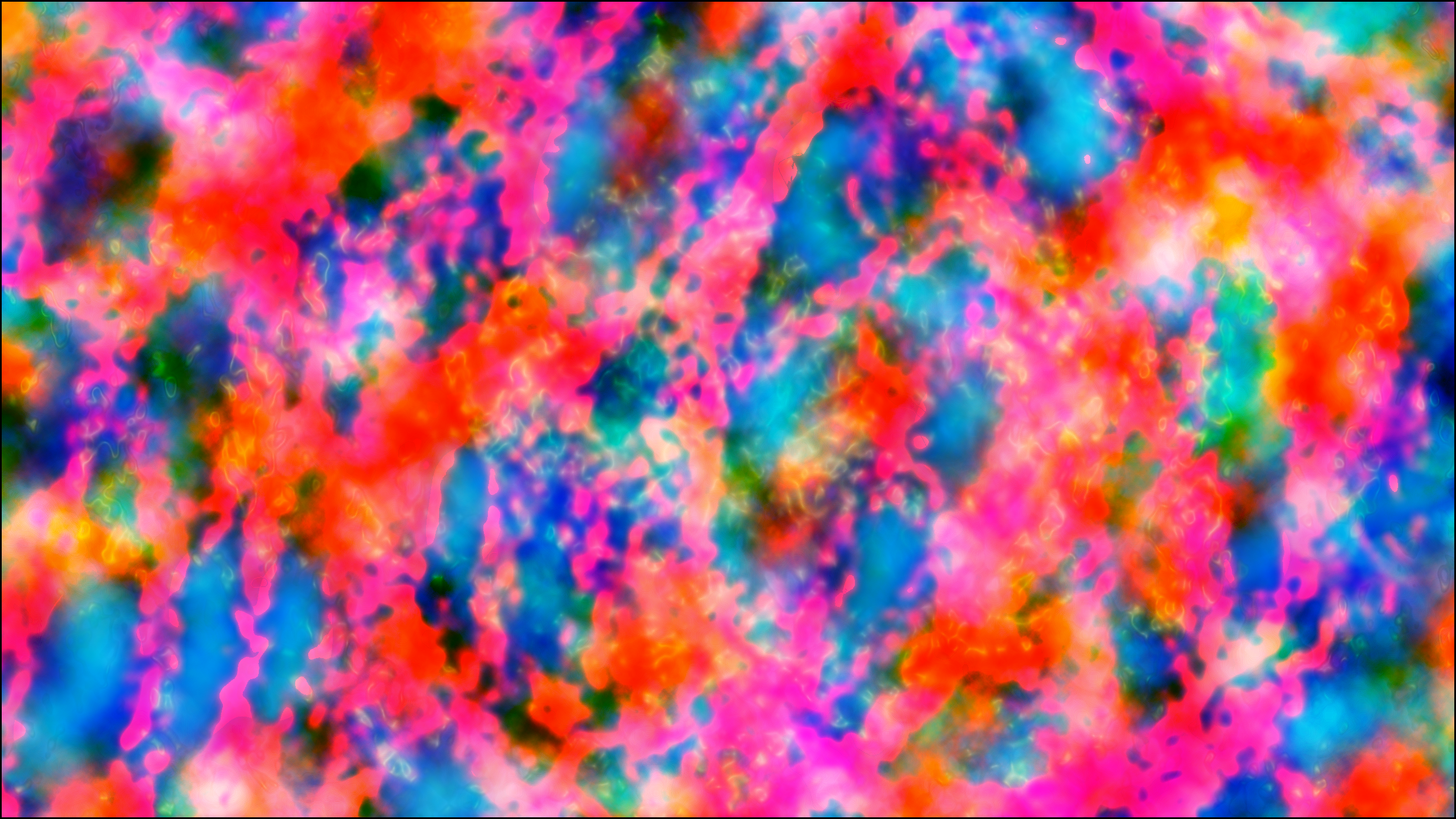 Abstract psychedelic art with bright colors HD Wallpaper