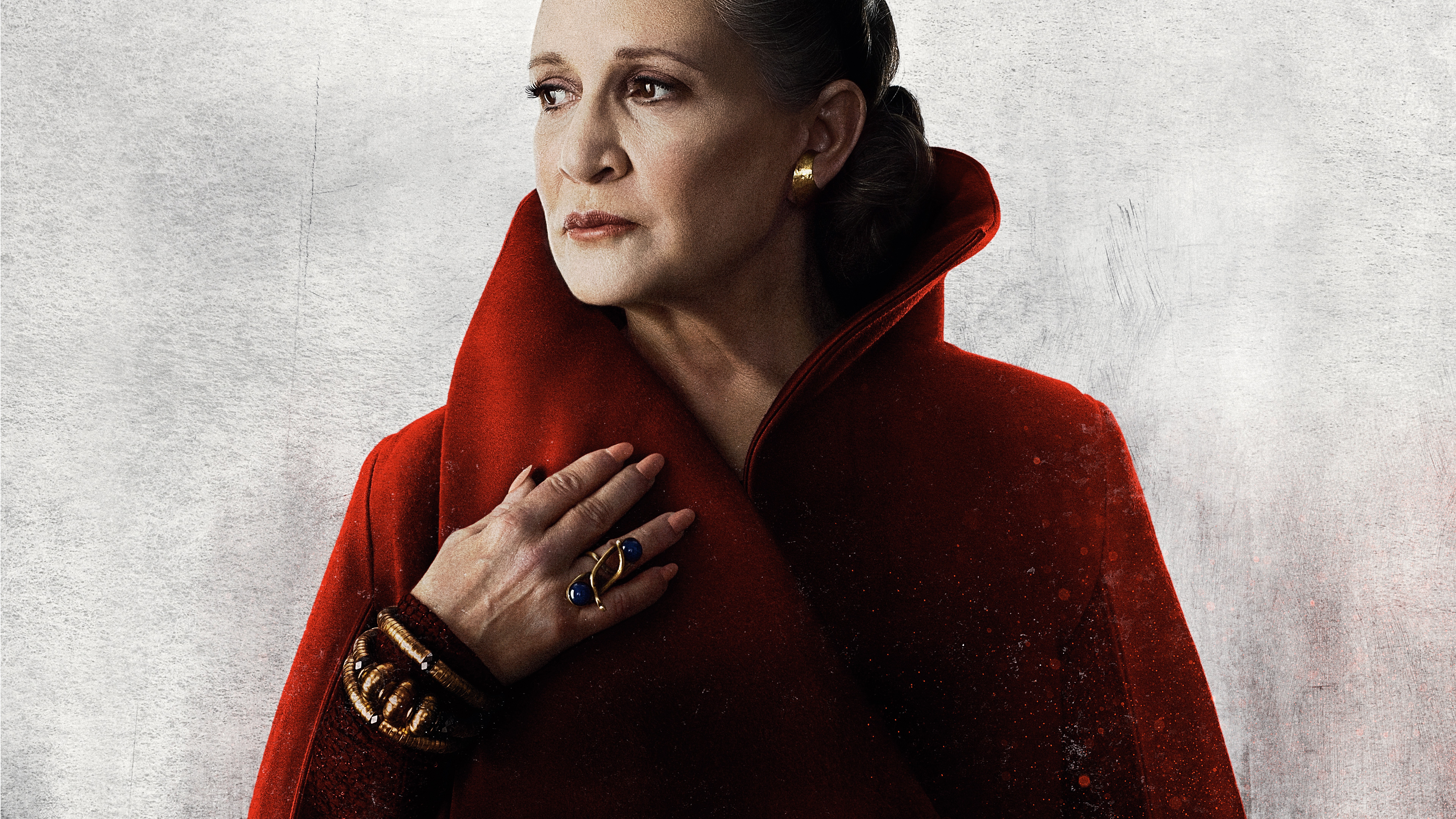 General Leia Organa from Star Wars: The Last Jedi HD Wallpaper