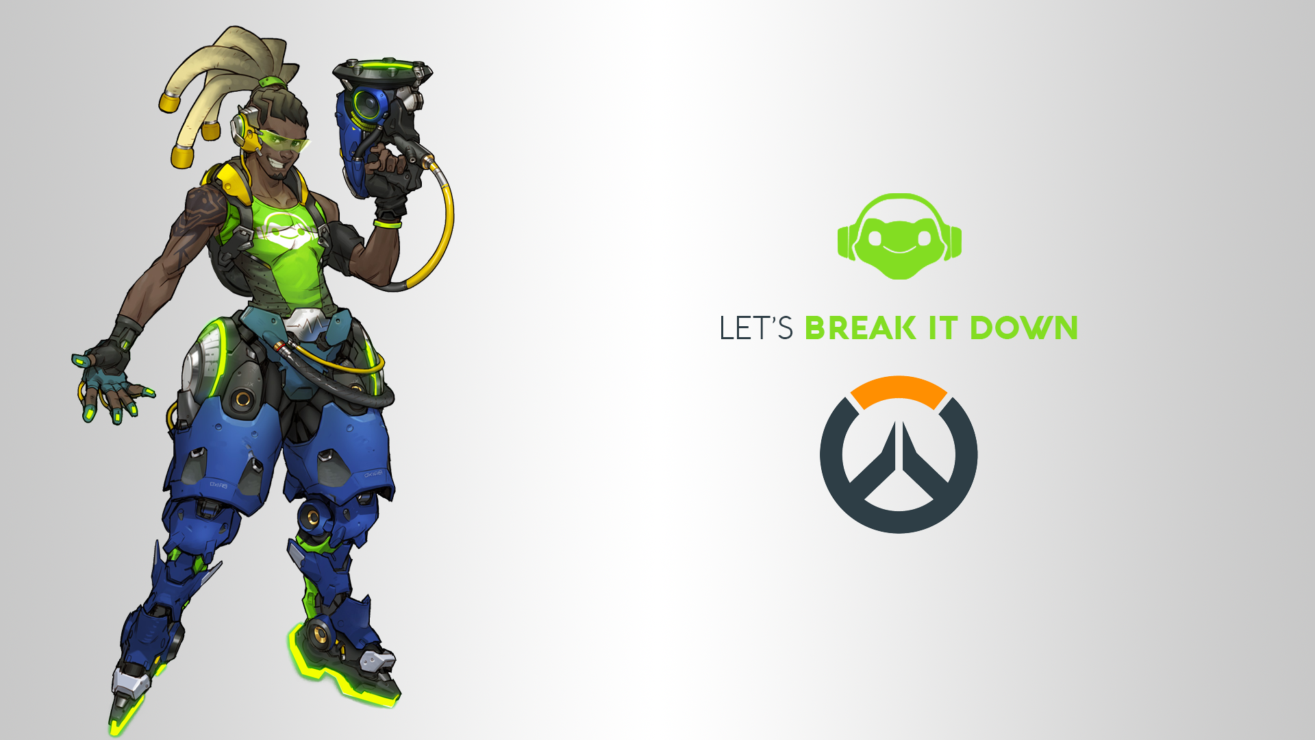 Lúcio from Overwatch with Blizzard Entertainment logo HD Wallpaper