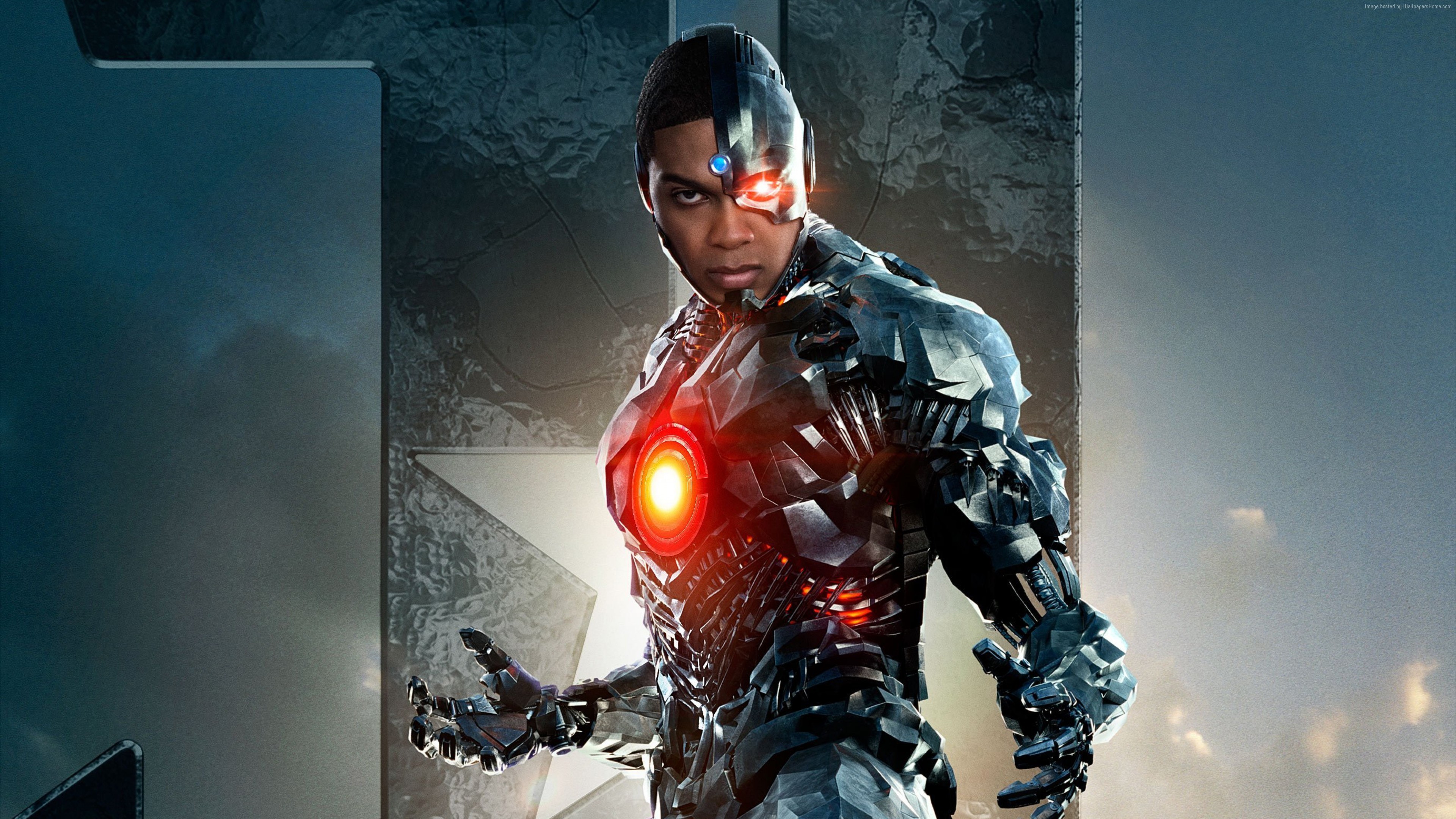 Cyborg from Justice League 4K HD Wallpaper