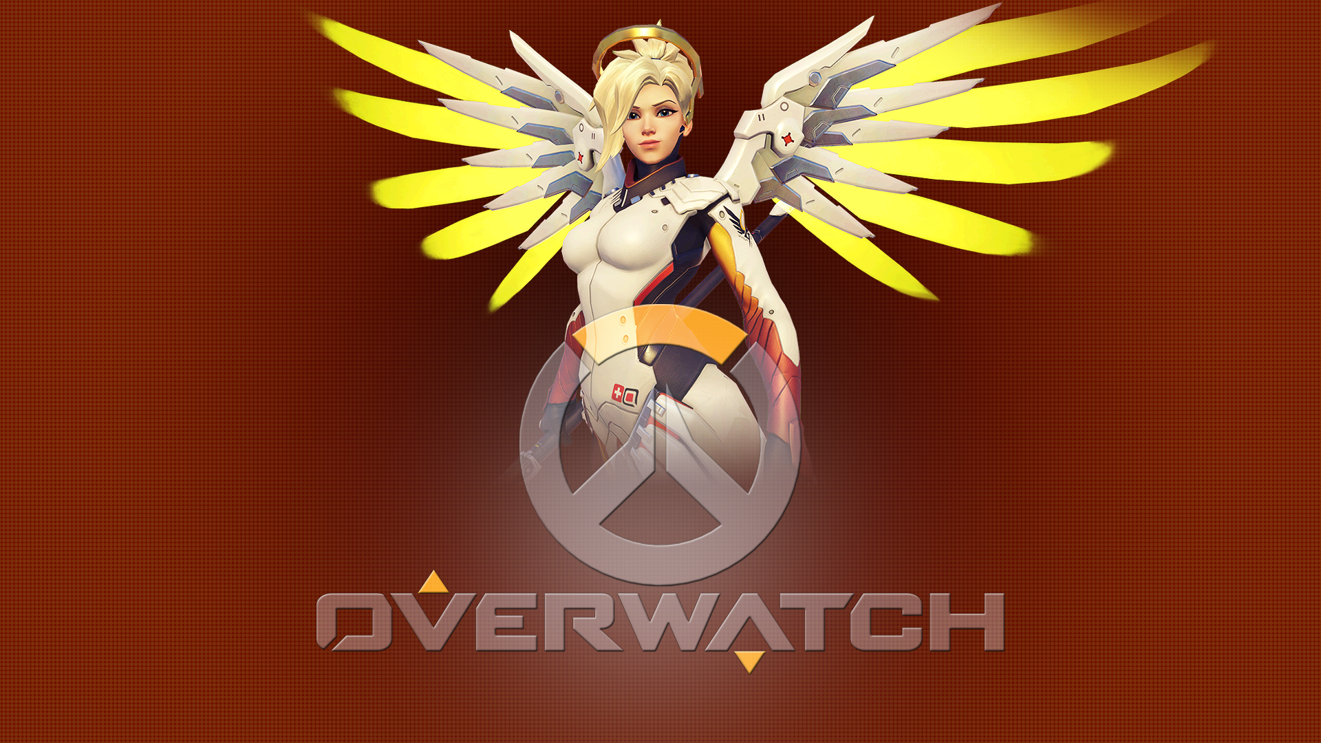 Mercy from Overwatch HD Wallpaper