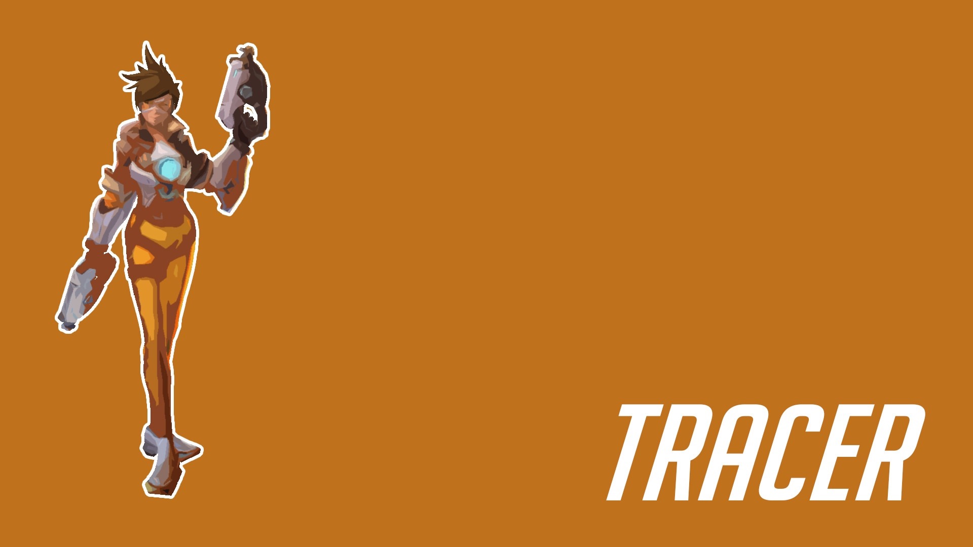 Tracer from Overwatch HD Wallpaper