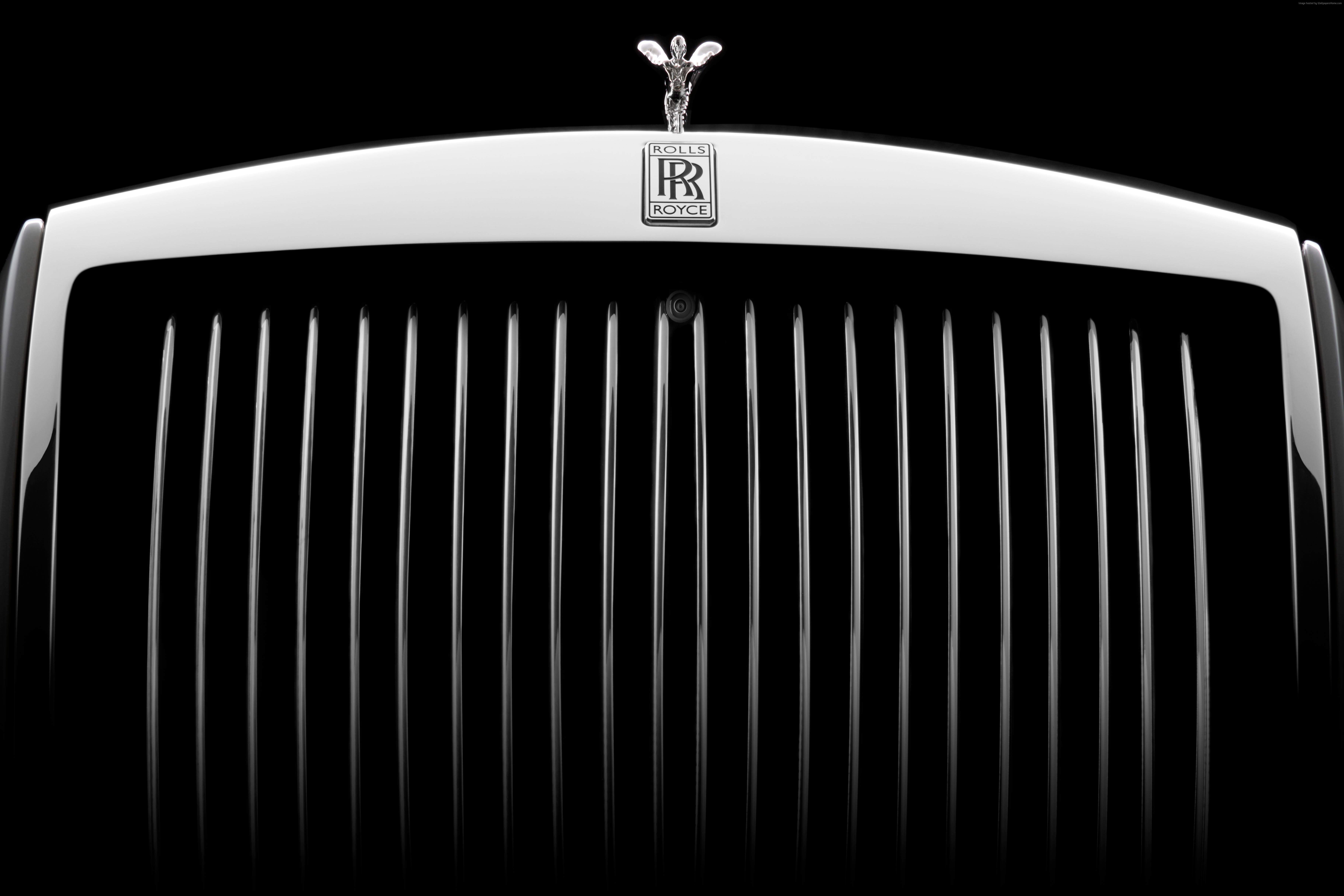 Rolls-Royce Phantom Grille and Spirit of Ecstasy HD Wallpaper