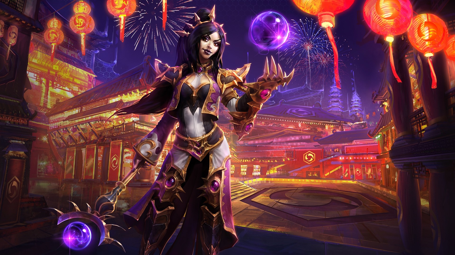 Li Ming from Heroes of the Storm during a festival HD Wallpaper