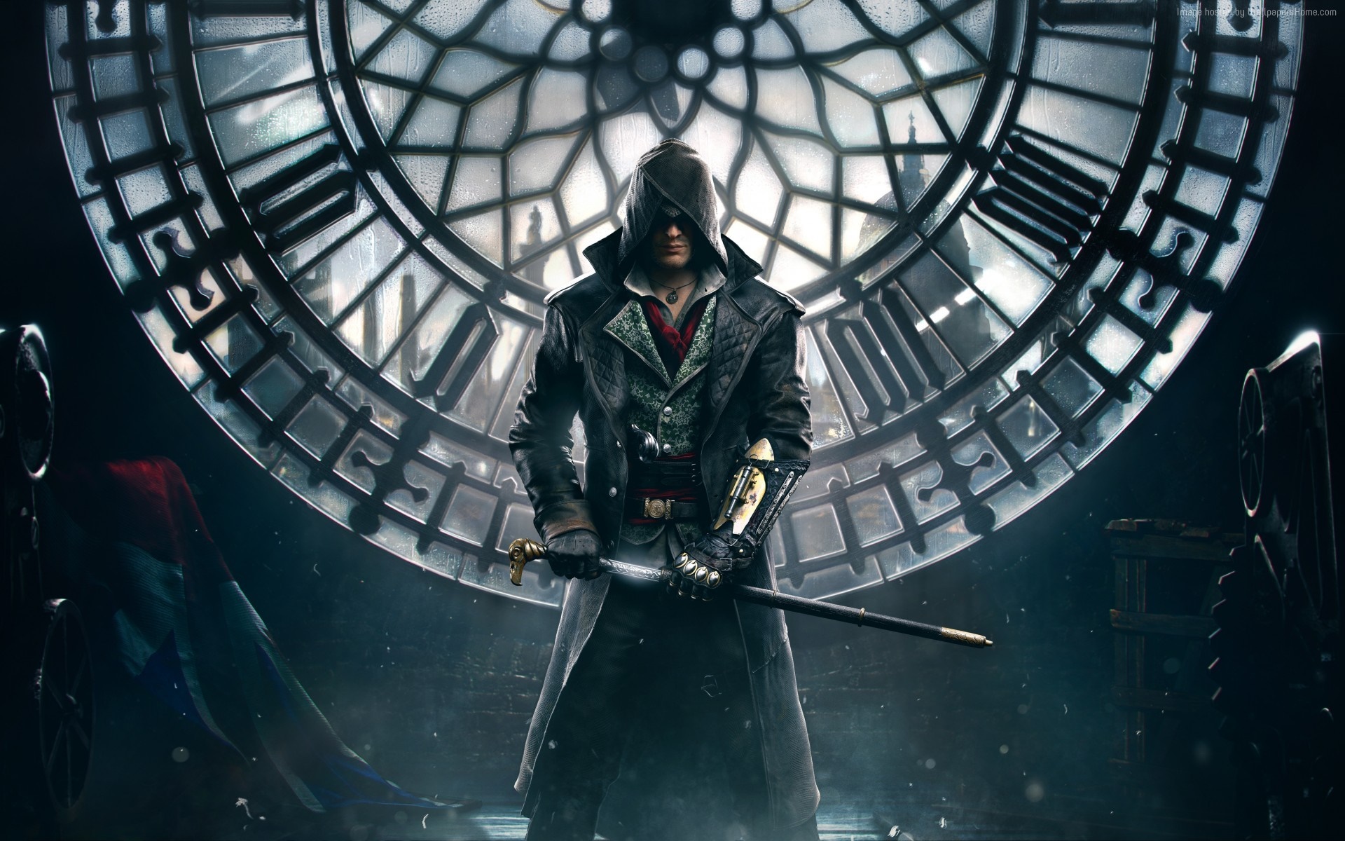 Jacob Frye from Assassin's Creed Syndicate in front of Big Ben HD Wallpaper