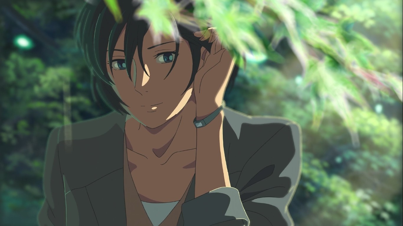 Takao from The Garden of Words HD Wallpaper