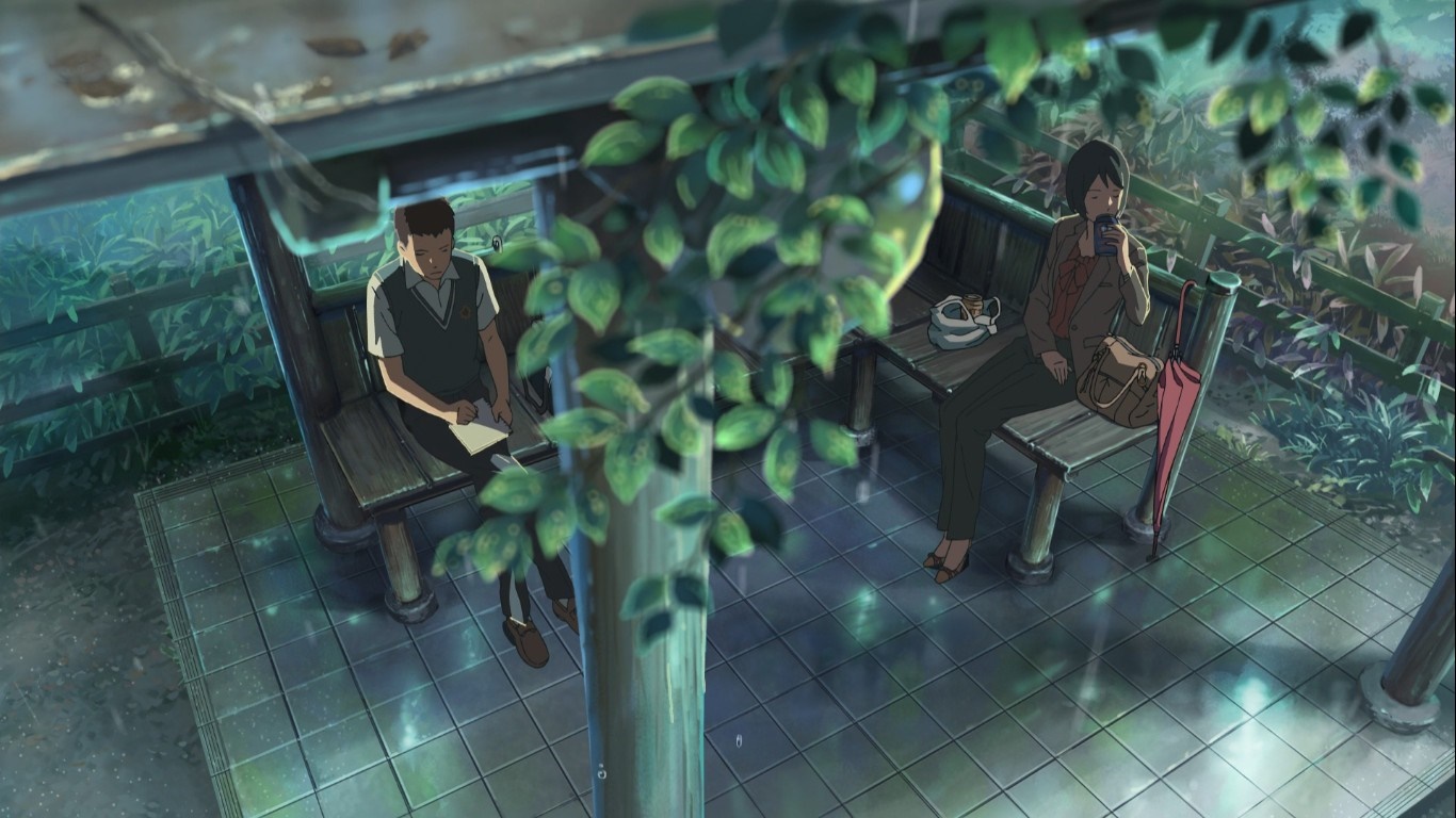 The Garden of Words screenshot HD Wallpaper