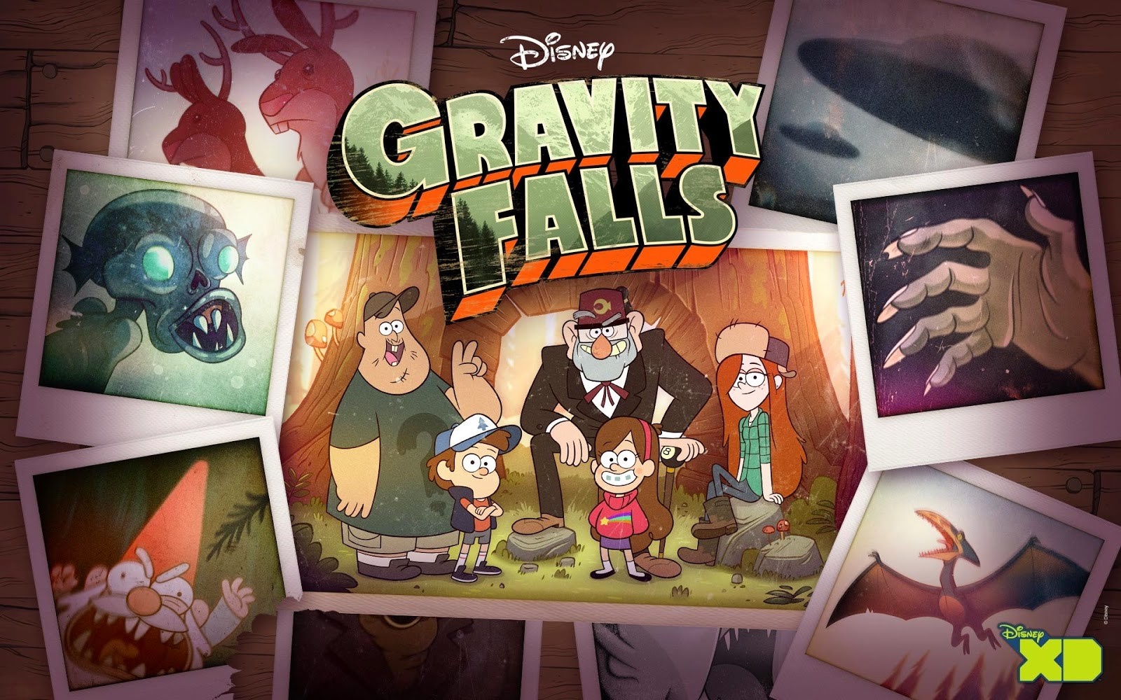 Gravity Falls characters and creatures HD Wallpaper