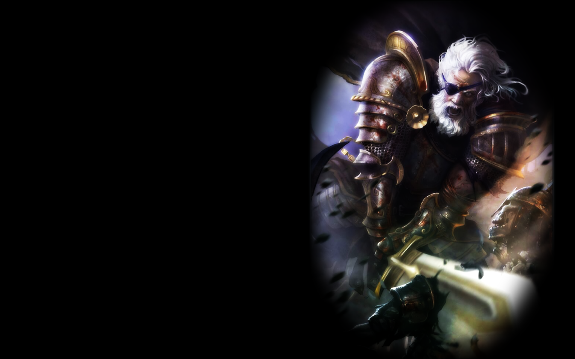 Knight with an eyepatch from Heroes of Camelot HD Wallpaper