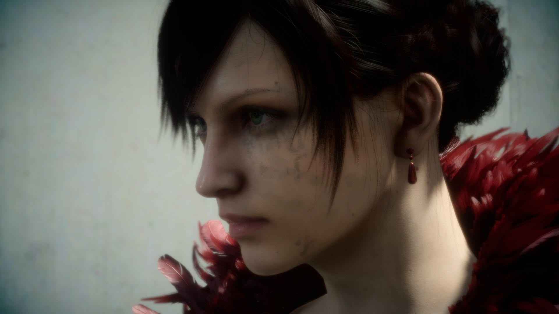 Agnis Philosophy character with red feathers HD Wallpaper