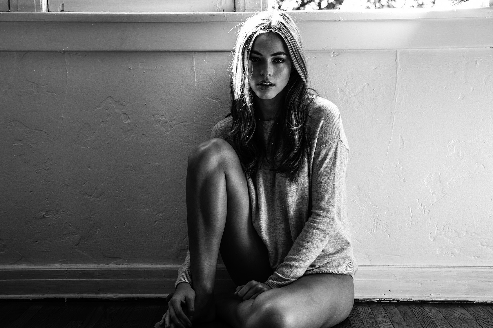 Caroline Kelley sitting by a window HD Wallpaper