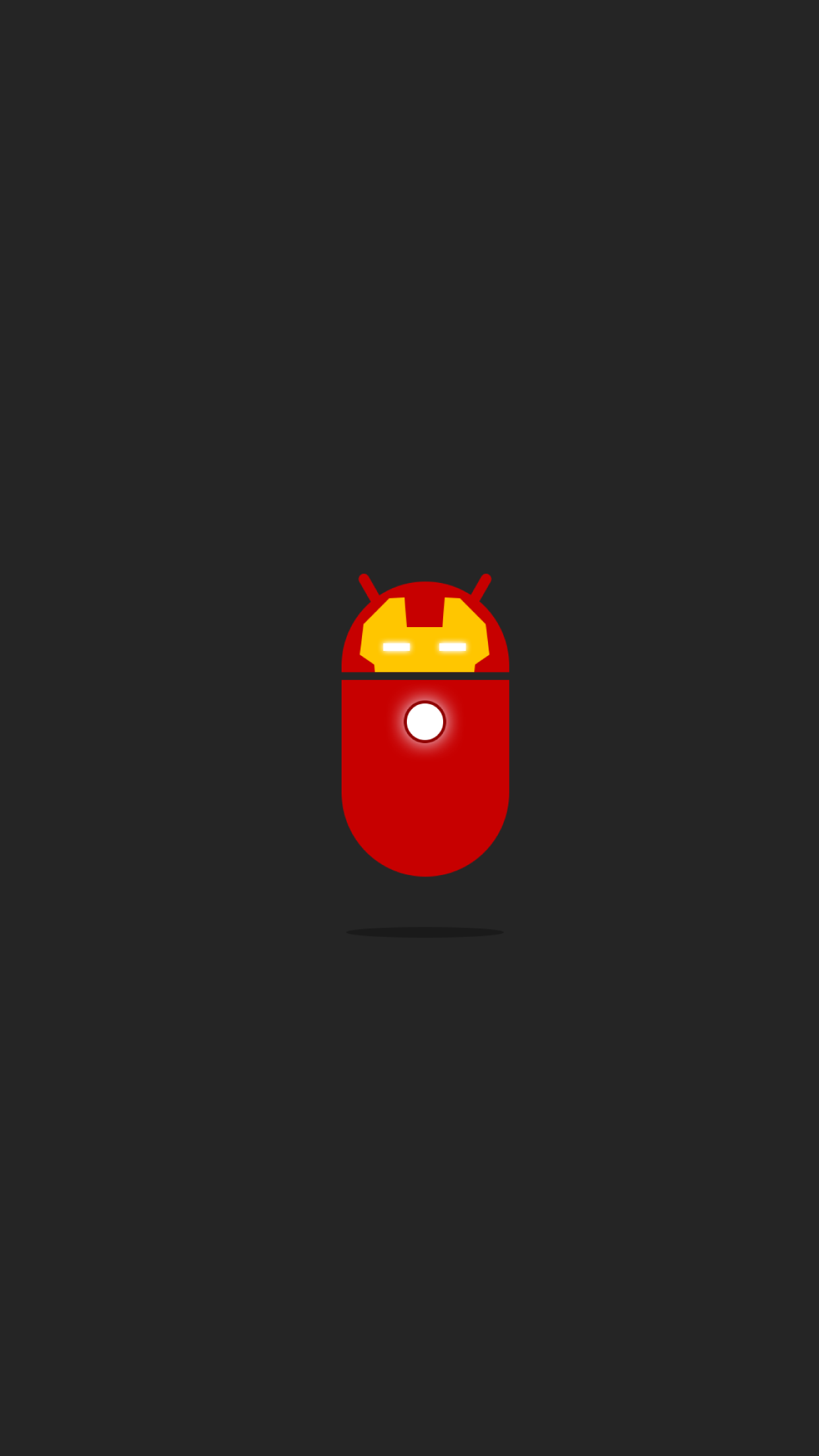 Android Robot as Iron Man HD Wallpaper