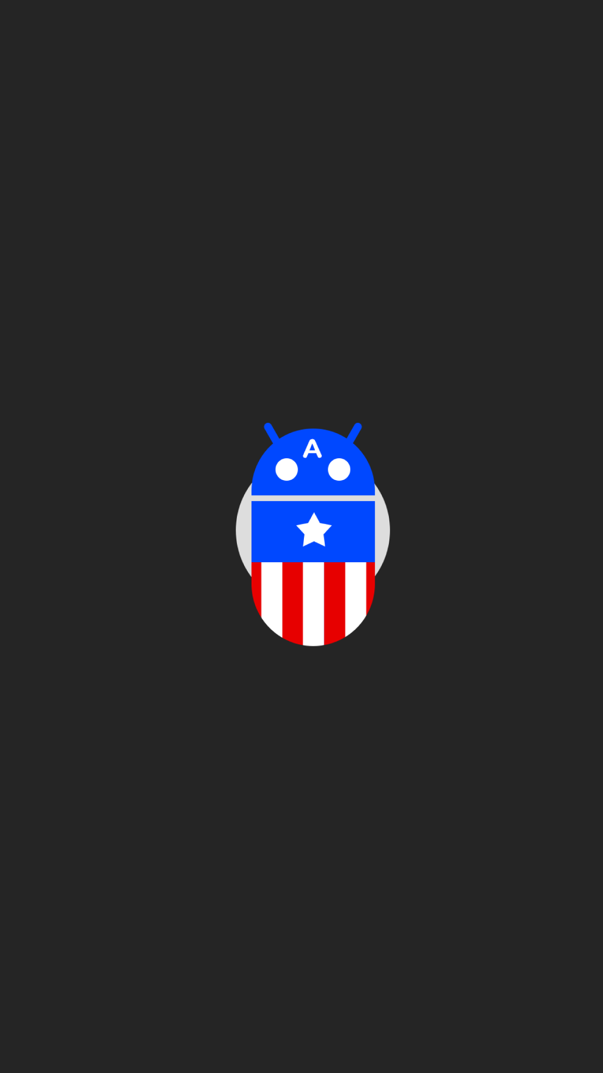 Android Captain America Logo HD Wallpaper