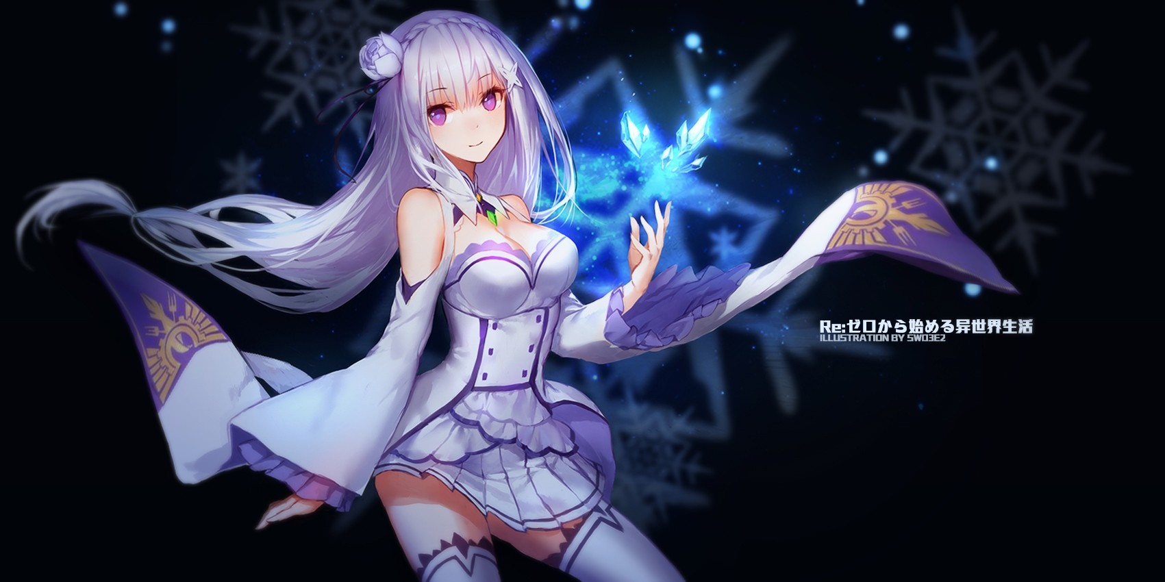 Emilia from Re: Zero Kara Hajimeru Isekai Seikatsu HD Wallpaper