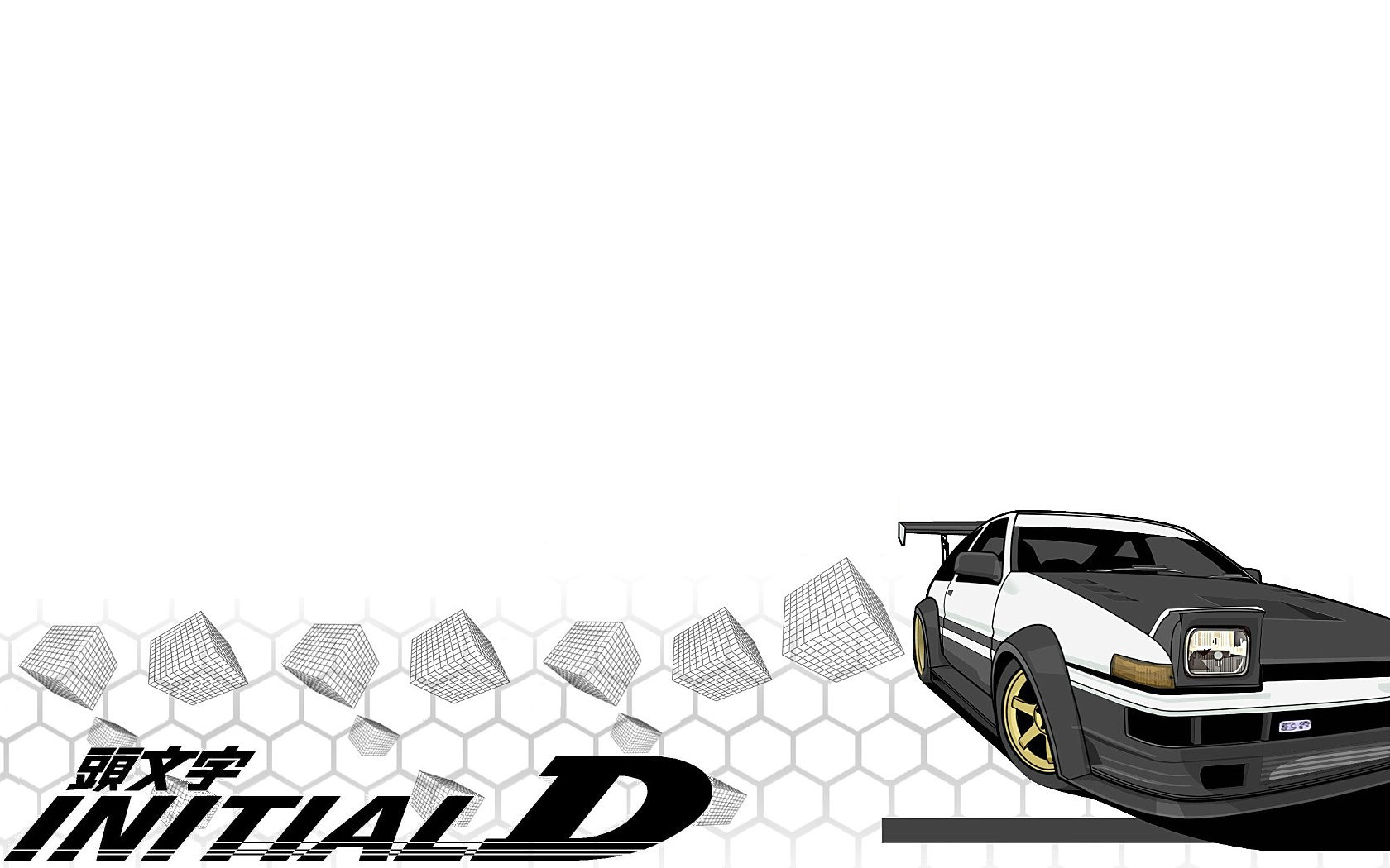Toyota AE86 Sprinter Trueno from Initial D HD Wallpaper