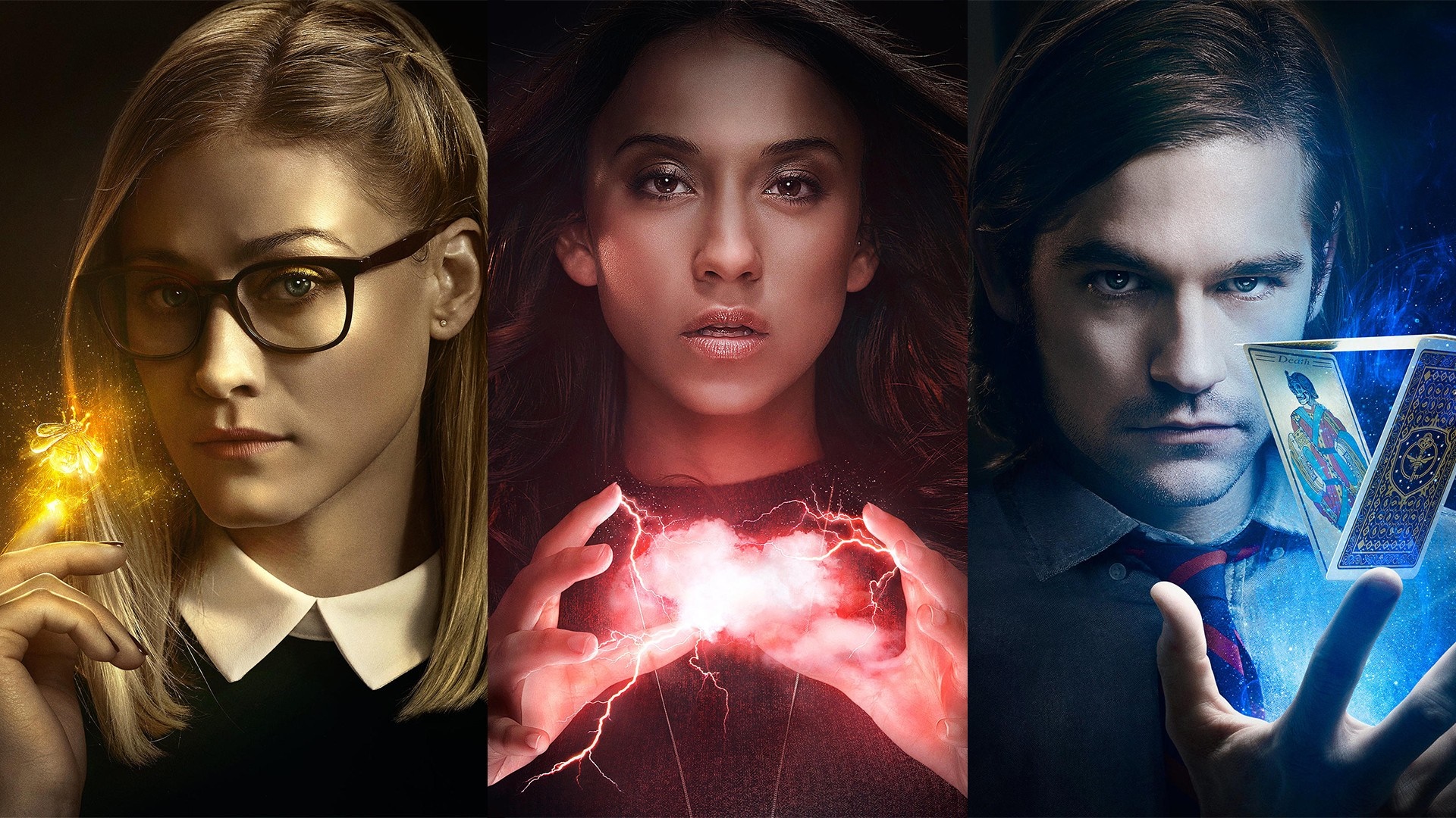 The Magicians collage with Julia, Alice, and Quentin HD Wallpaper