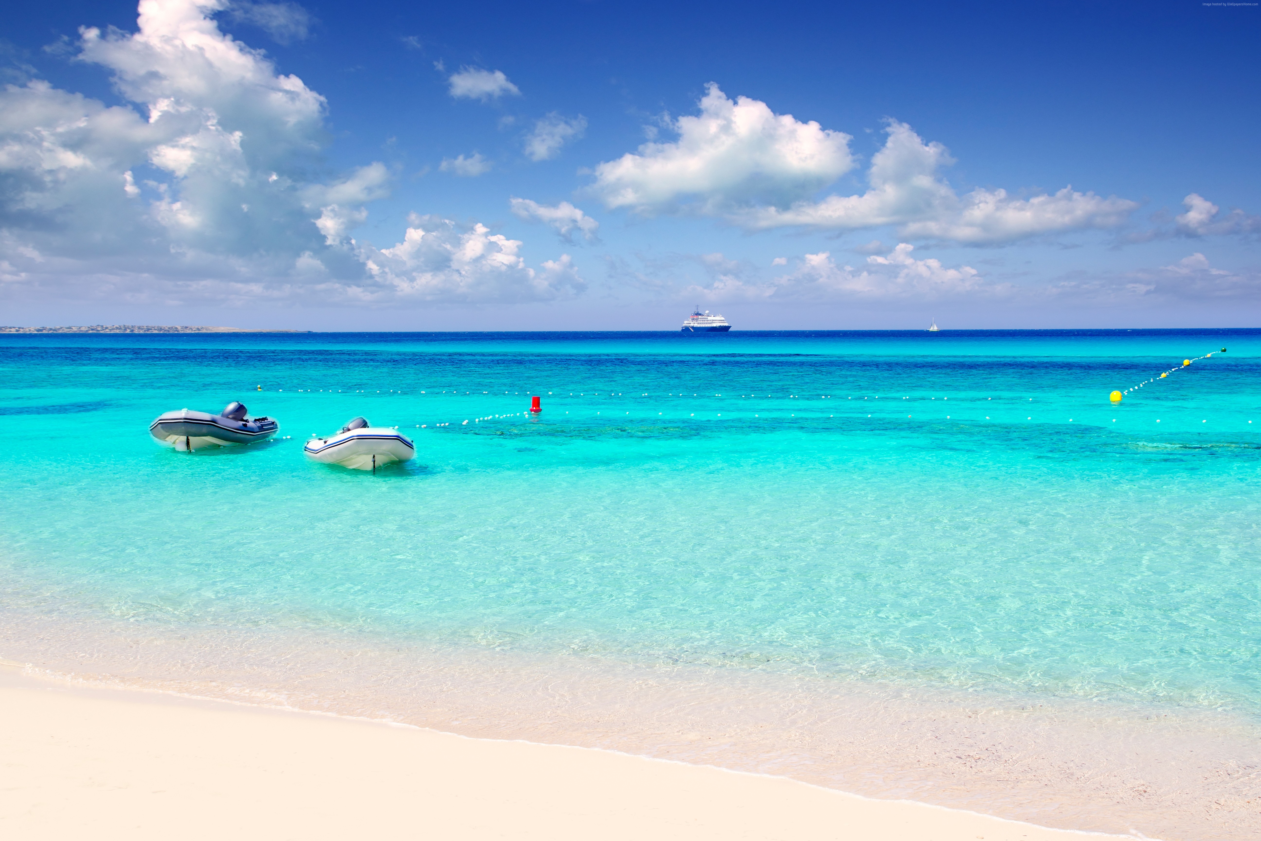 Travellers Choice Awards 2016, Balearic Islands, Best beaches of 2016, Spain, Formentera, Playa de Ses Illetes HD Wallpaper